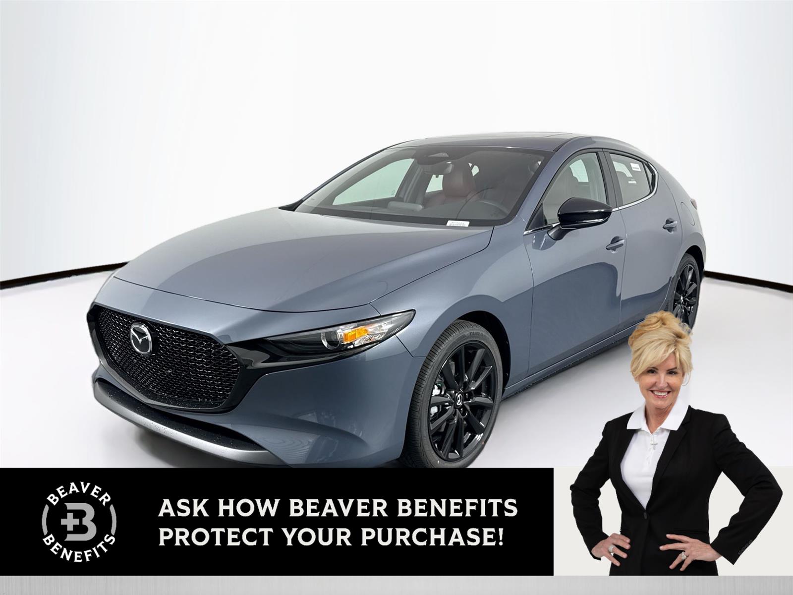 Polymetal Gray Metallic 2026 Mazda MAZDA3 2.5 S Carbon Edition Hatchback AWD Hatchback All-Wheel Drive Automatic