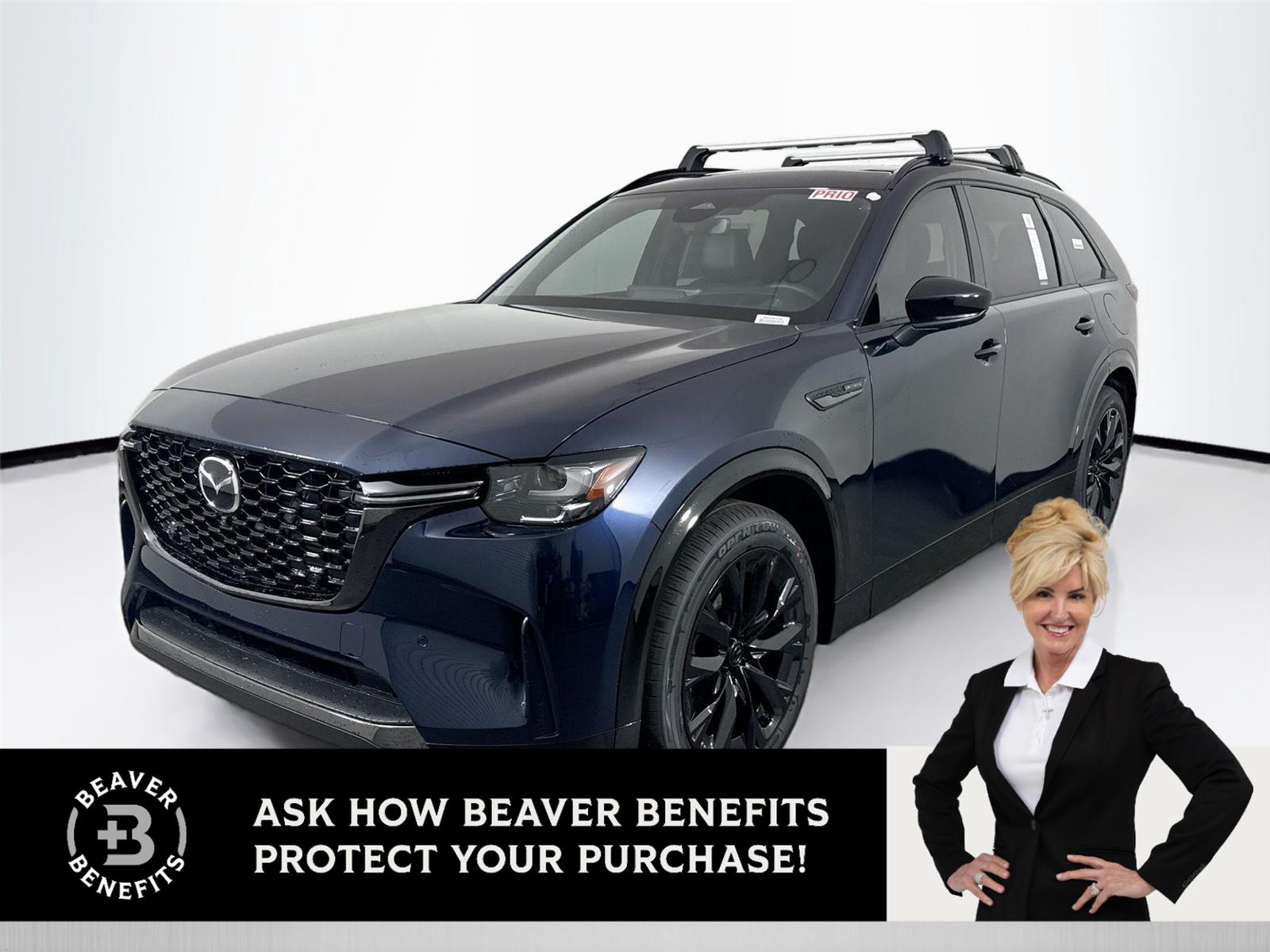 Deep Crystal Blue Mica 2026 Mazda CX-90 3.3 Turbo S Premium Sport AWD SUV / Crossover All-Wheel Drive Automatic