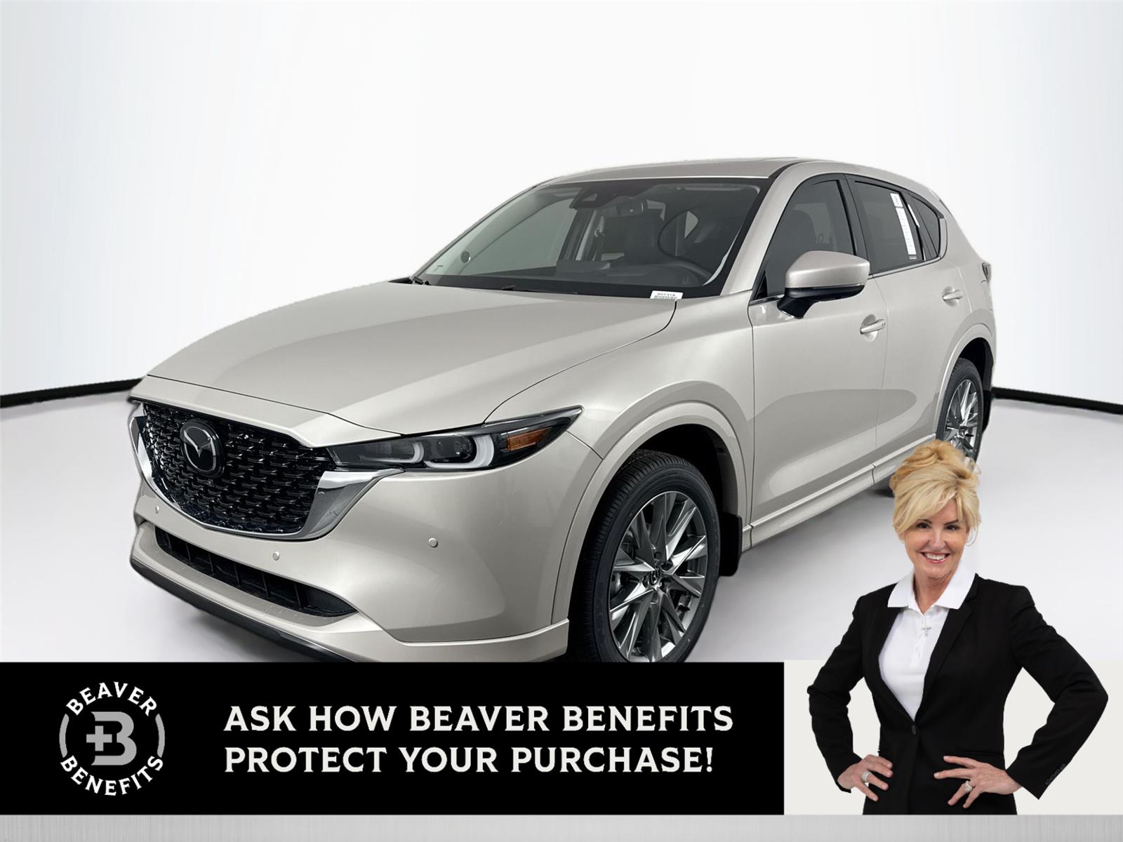 Gray (Platinum Quartz Metallic) 2025 Mazda CX-5 2.5 S Premium Plus AWD SUV / Crossover All-Wheel Drive Automatic