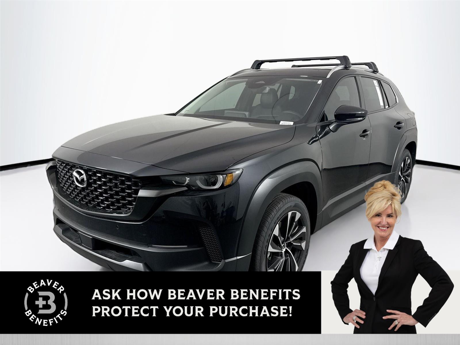 Jet Black Mica 2026 Mazda CX-50 Hybrid Premium Plus AWD SUV / Crossover All-Wheel Drive Continuously Variable Transmission