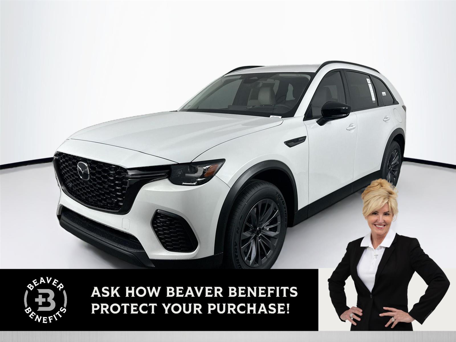 Rhodium White Premium 2026 Mazda CX-70 PHEV SC Plus AWD SUV / Crossover All-Wheel Drive Automatic