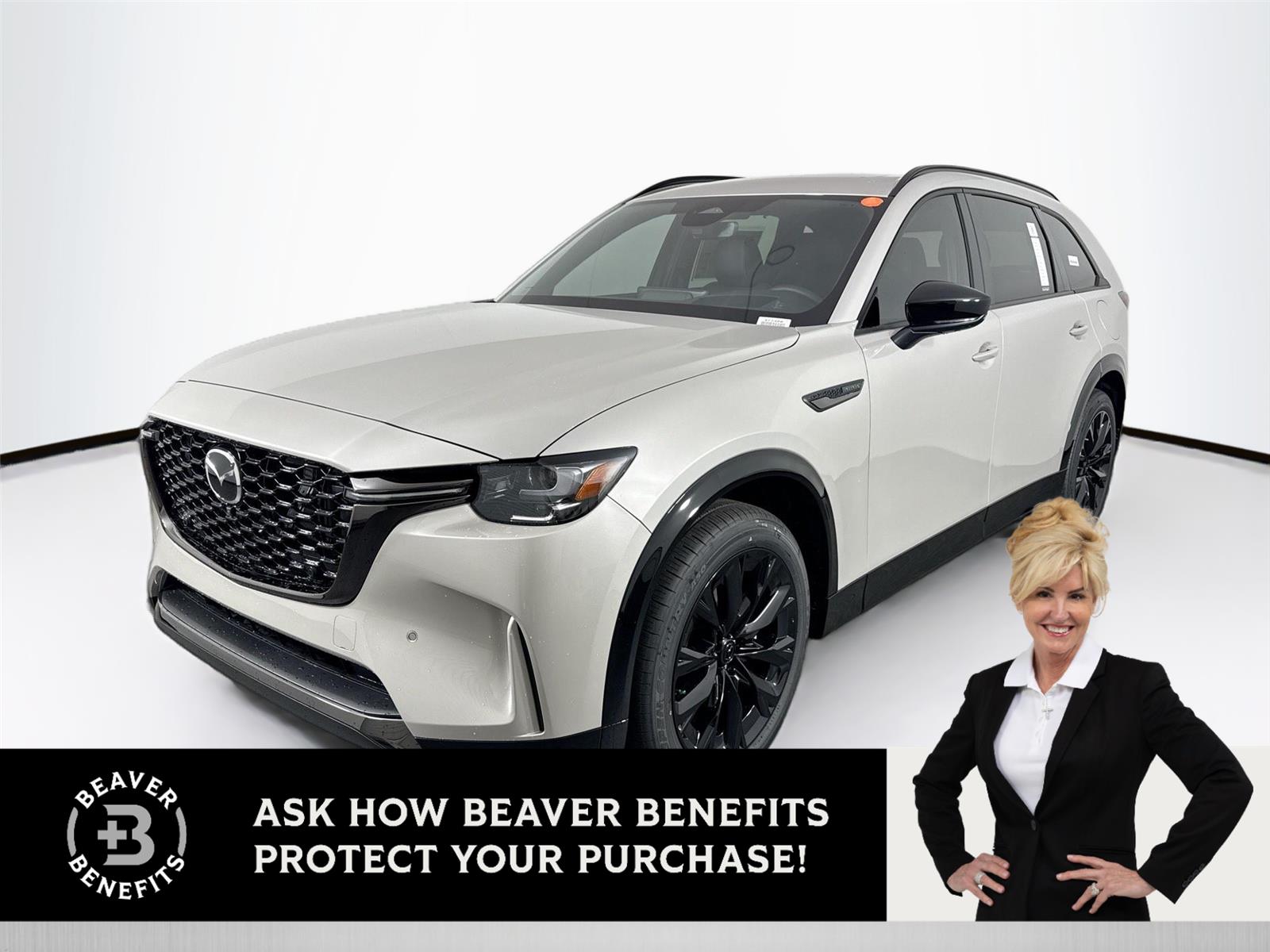 Gray (Platinum Quartz) 2026 Mazda CX-90 3.3 Turbo S Premium Sport AWD SUV / Crossover All-Wheel Drive Automatic