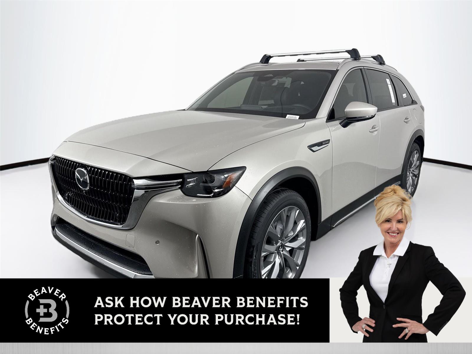 Gray (Platinum Quartz) 2026 Mazda CX-90 3.3 Turbo Premium Plus AWD SUV / Crossover All-Wheel Drive Automatic