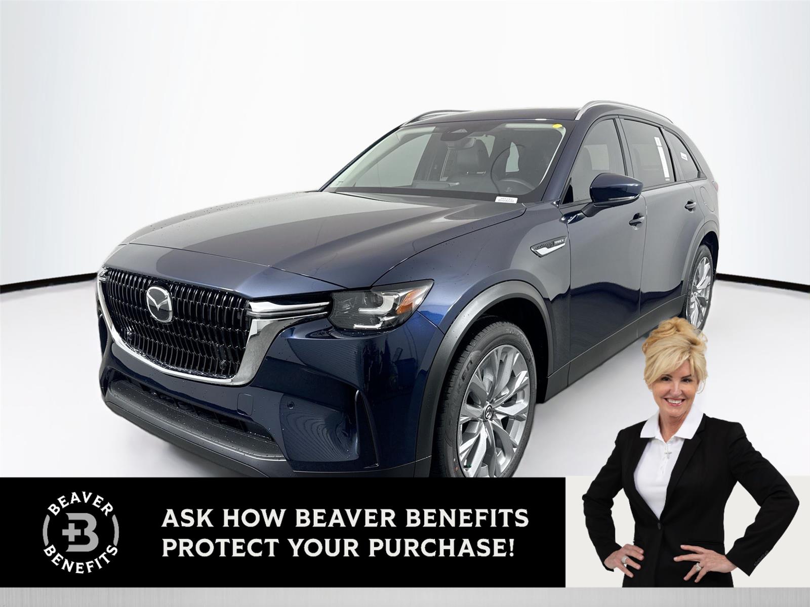 Deep Crystal Blue Mica 2026 Mazda CX-90 PHEV Preferred AWD SUV / Crossover All-Wheel Drive Automatic