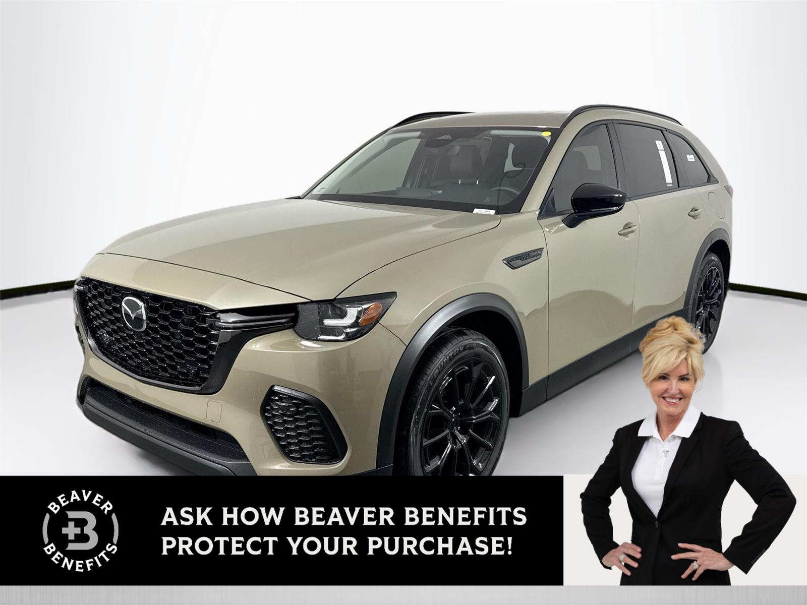 Zircon Sand Metallic 2026 Mazda CX-70 3.3 Turbo Preferred AWD SUV / Crossover All-Wheel Drive Automatic