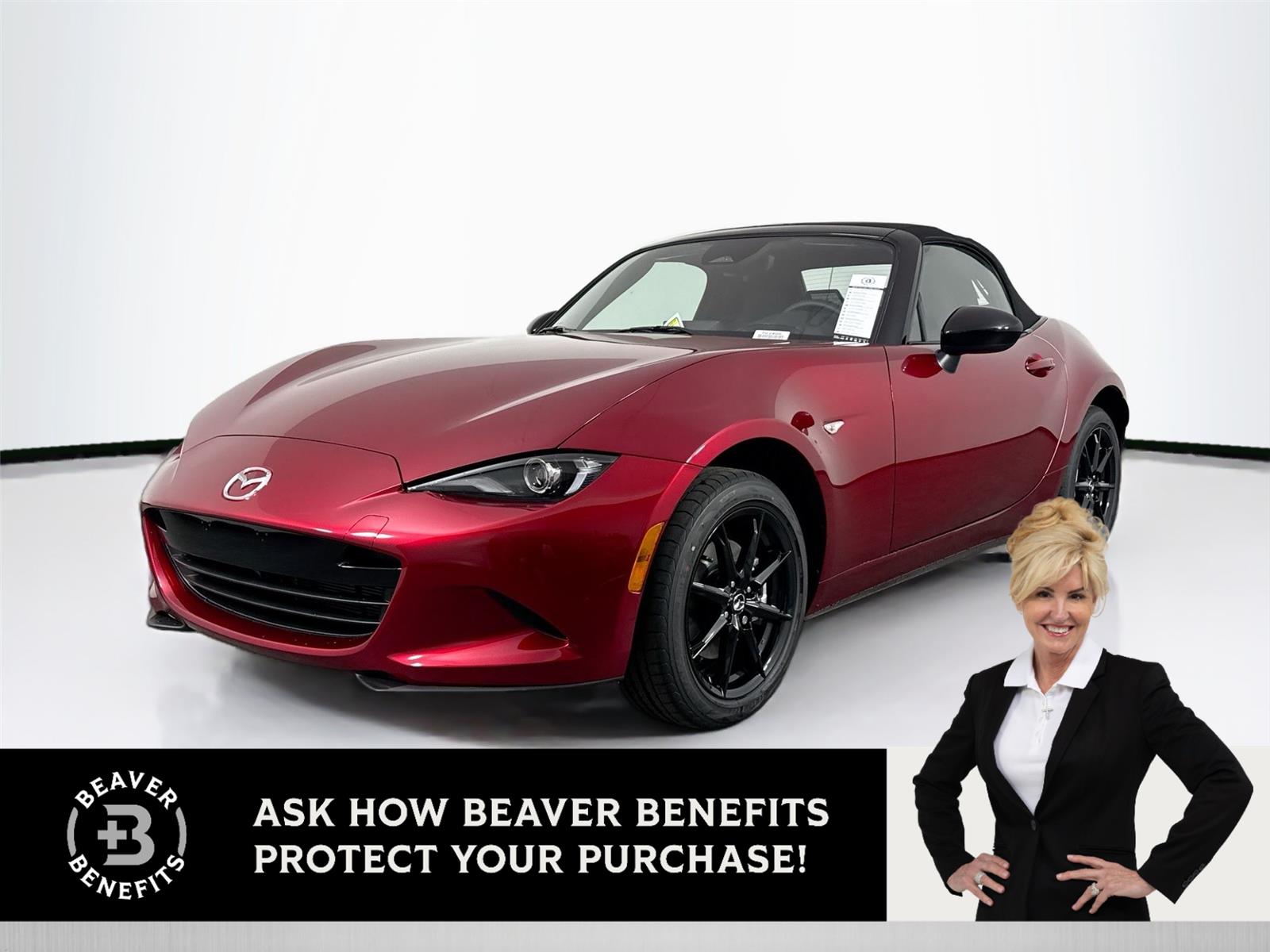 Soul Red Crystal Metallic 2026 Mazda MX-5 Miata Sport RWD Convertible Rear-Wheel Drive Manual