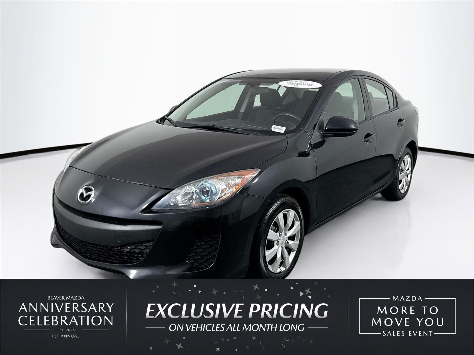 Black Mica 2013 Mazda MAZDA3 Sedan Front-Wheel Drive Automatic