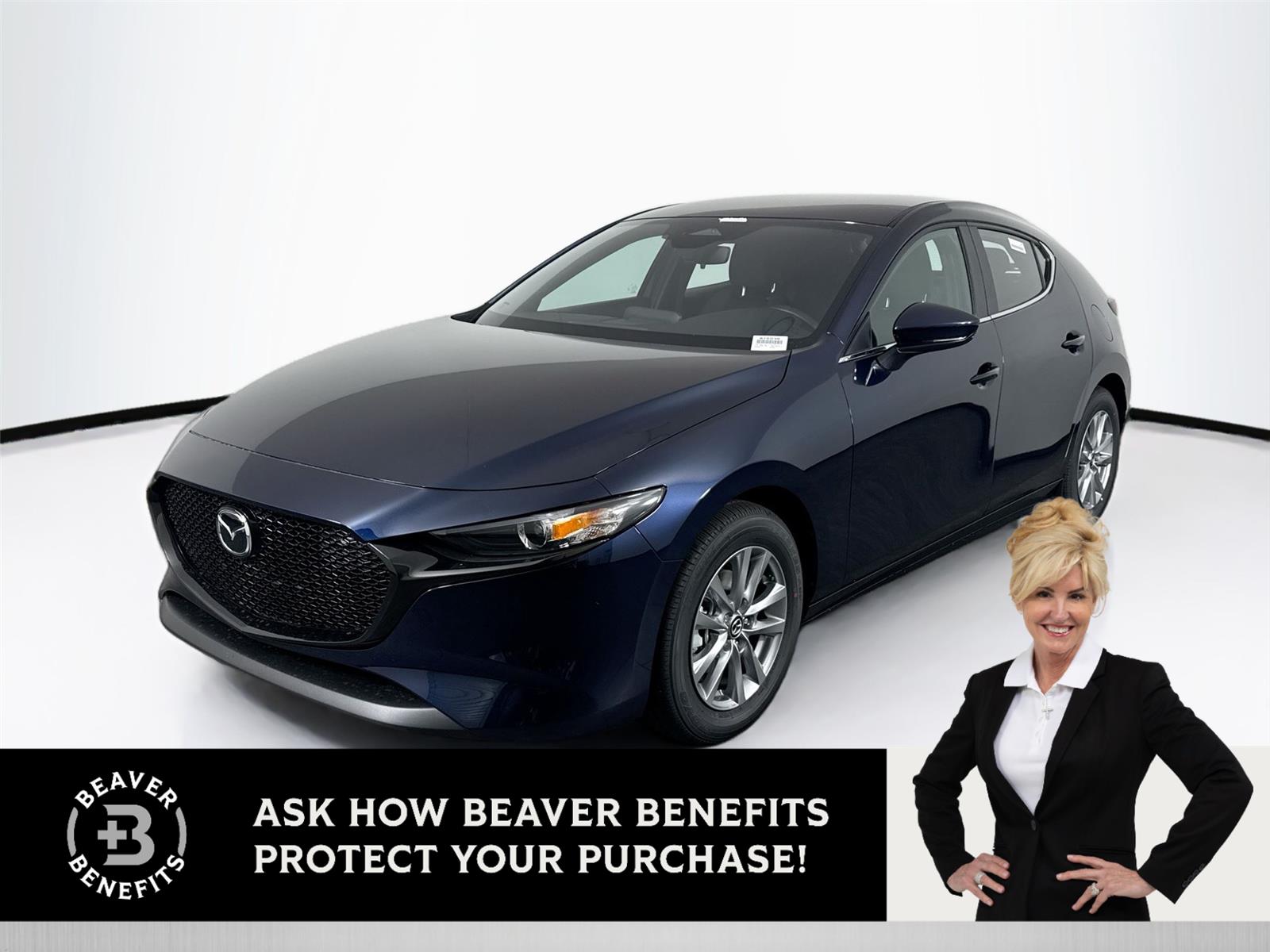 Deep Crystal Blue Mica 2026 Mazda MAZDA3 2.5 S Hatchback FWD Hatchback Front-Wheel Drive Automatic