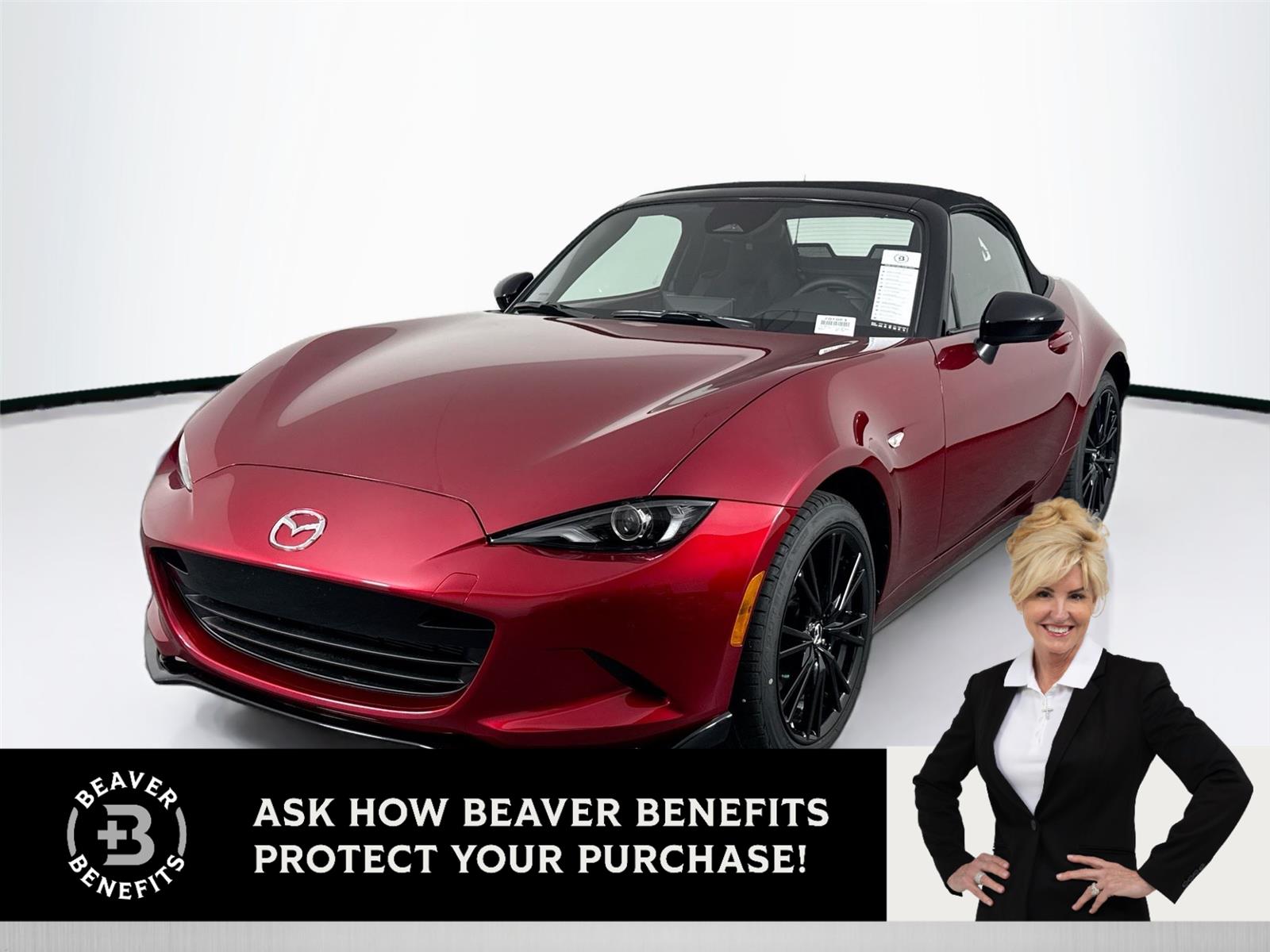 Soul Red Crystal Metallic 2026 Mazda MX-5 Miata Club RWD Convertible Rear-Wheel Drive Manual