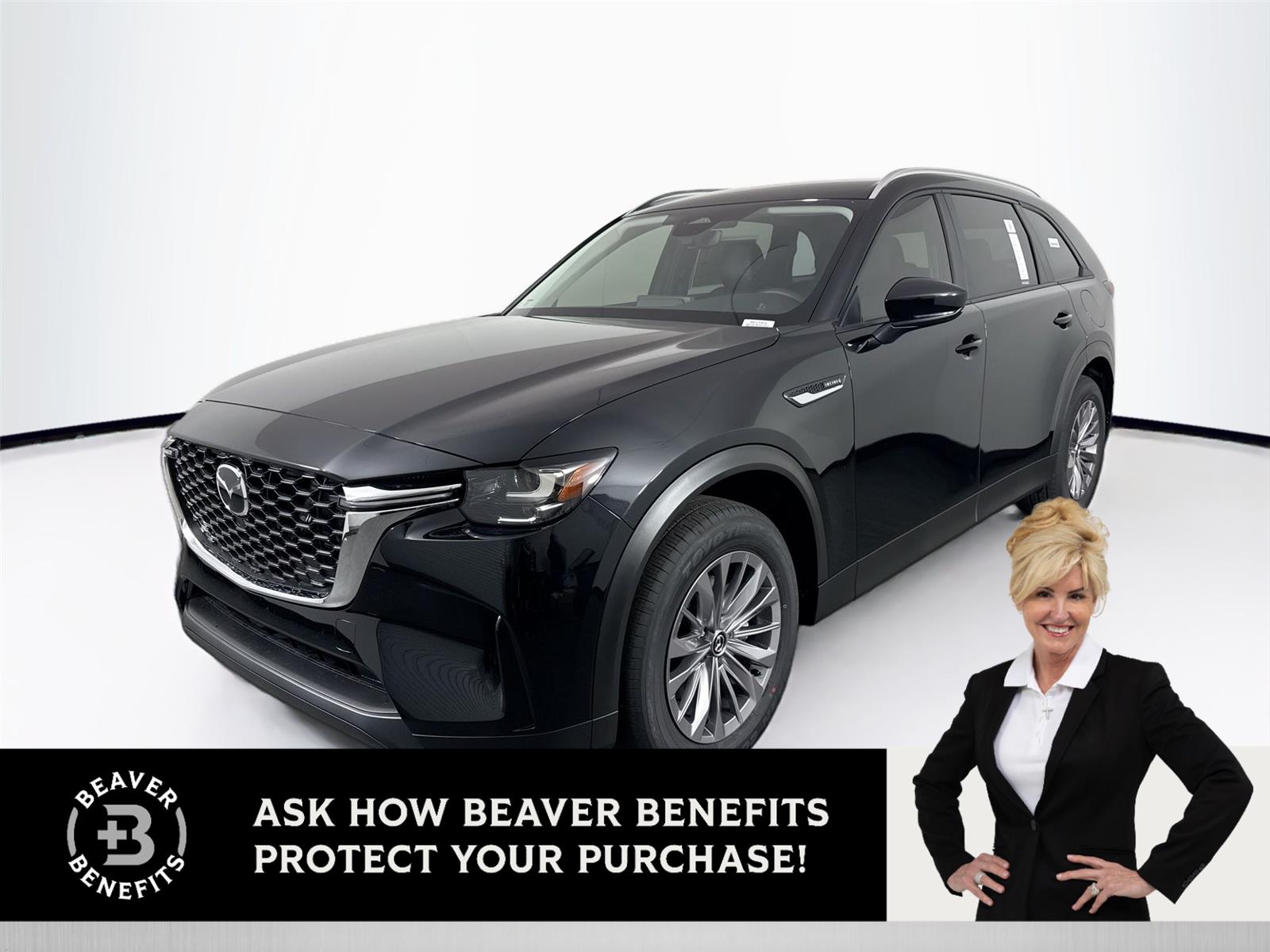 Jet Black Mica 2026 Mazda CX-90 3.3 Turbo Select AWD SUV / Crossover All-Wheel Drive Automatic
