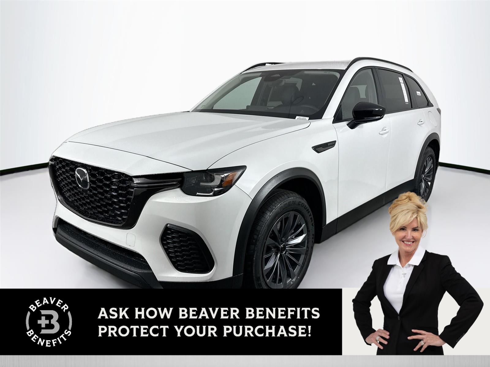Rhodium White Premium 2026 Mazda CX-70 PHEV SC AWD SUV / Crossover All-Wheel Drive Automatic