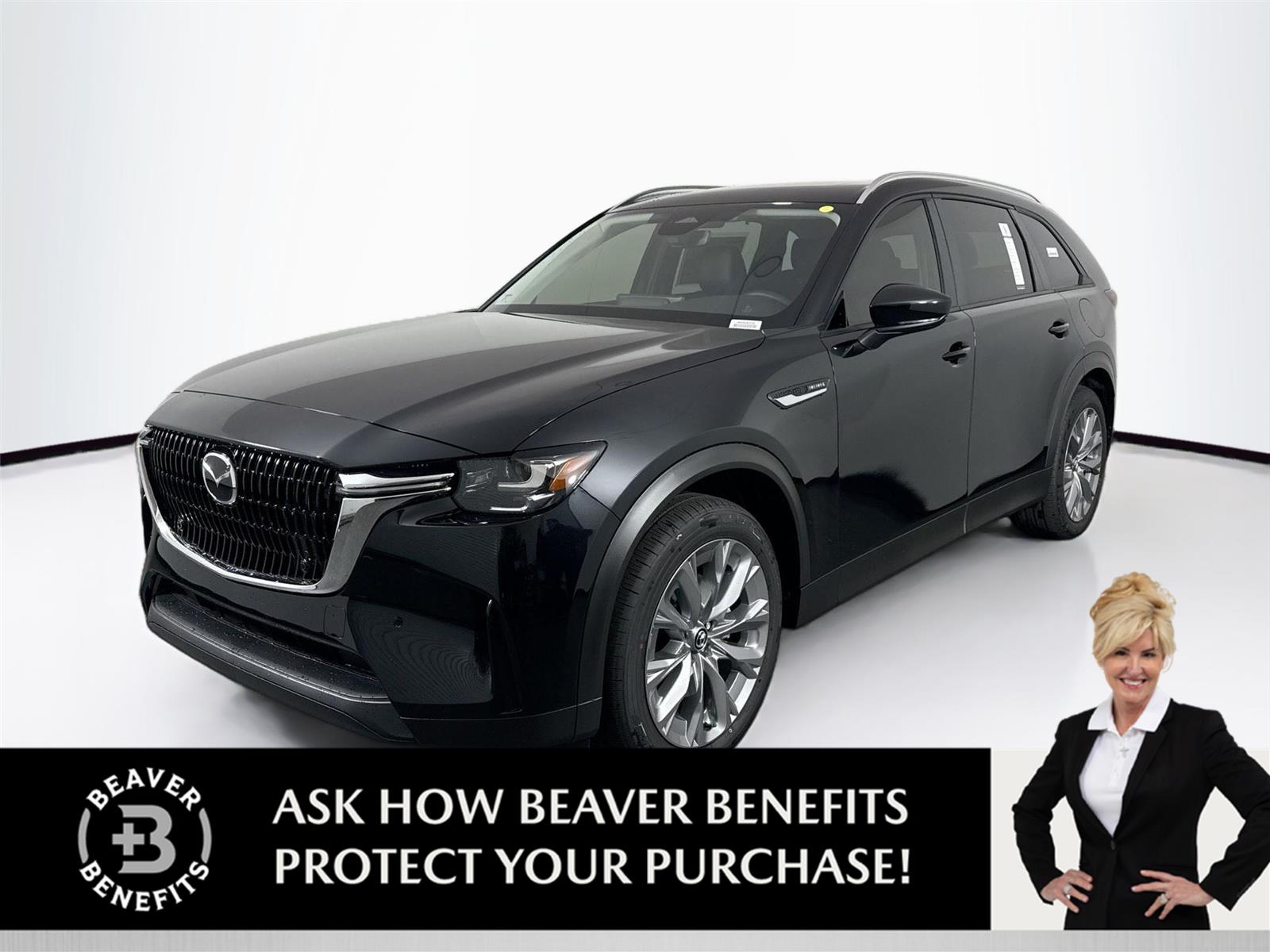 Jet Black Mica 2026 Mazda CX-90 3.3 Turbo Preferred AWD SUV / Crossover All-Wheel Drive Automatic