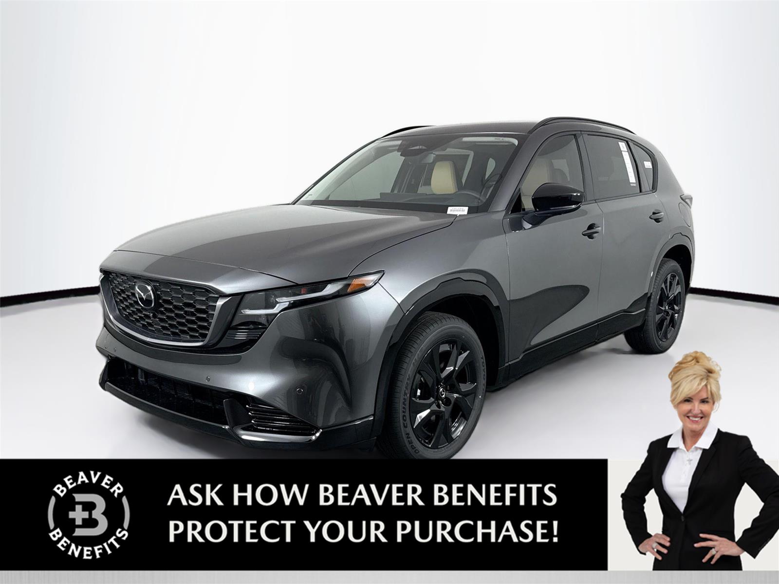 Machine Gray Metallic 2026 Mazda CX-5 2.5 S Premium Plus AWD SUV / Crossover All-Wheel Drive Automatic