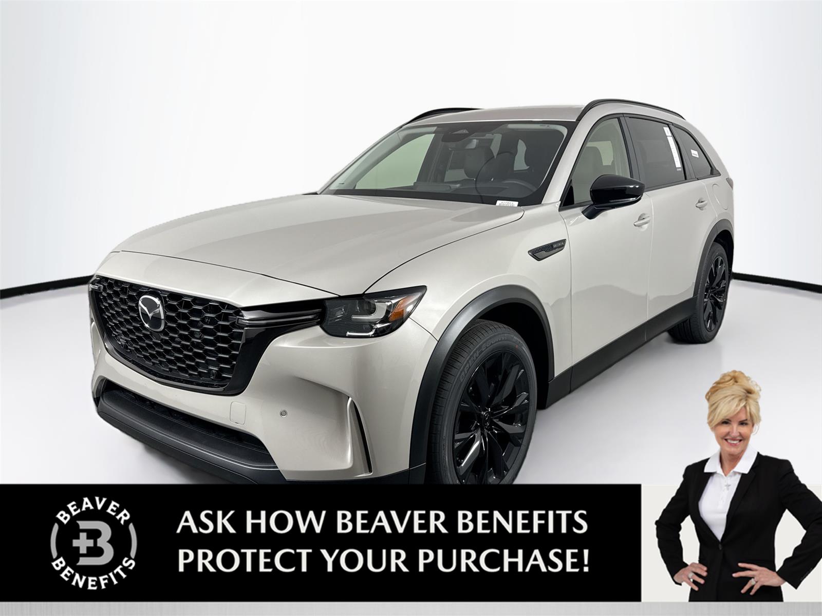 Gray (PLATINUM QUARTZ) 2026 Mazda CX-90 Automatic