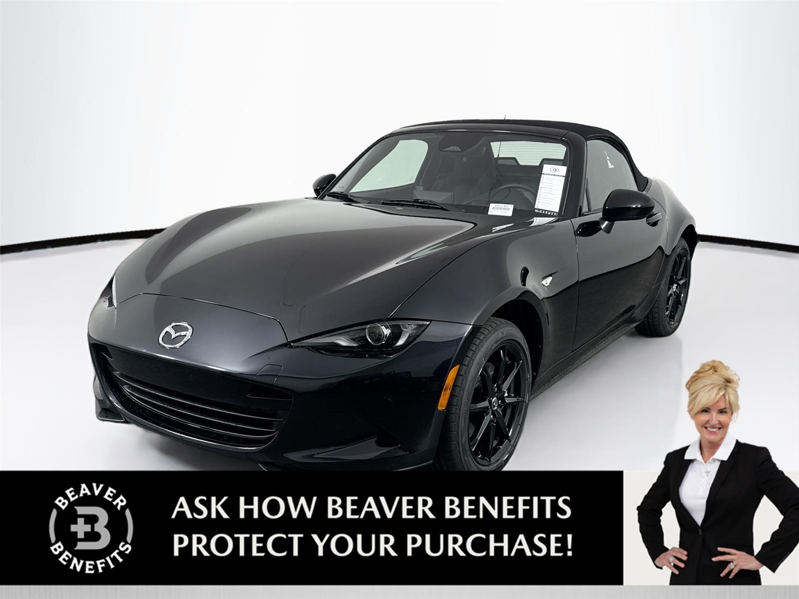 Jet Black Mica 2026 Mazda MX-5 Miata Convertible Rear-Wheel Drive Manual