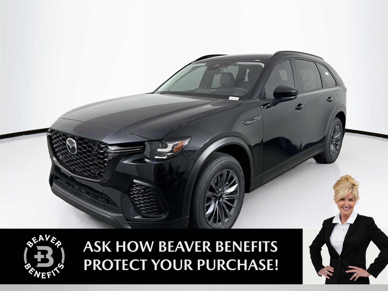 Jet Black Mica 2026 Mazda CX-70 SUV / Crossover All-Wheel Drive Automatic