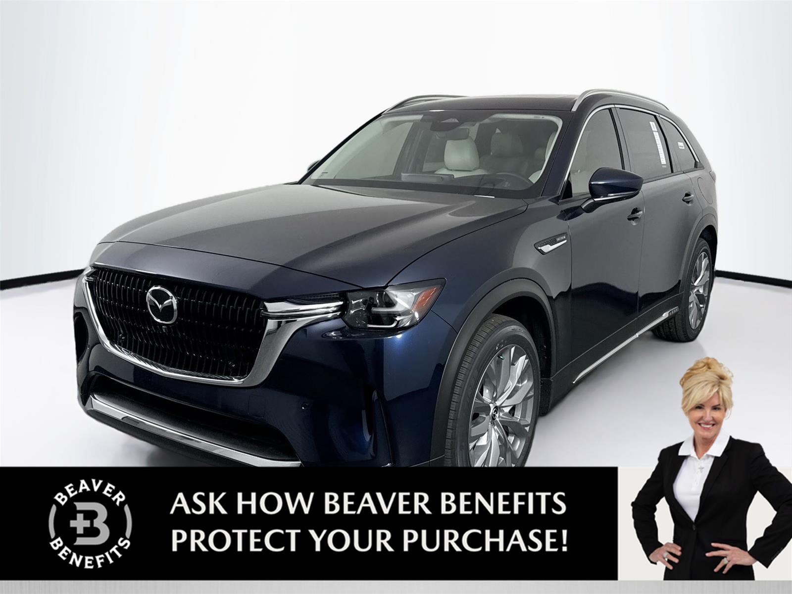 Deep Crystal Blue Mica 2026 Mazda CX-90 SUV / Crossover All-Wheel Drive Automatic