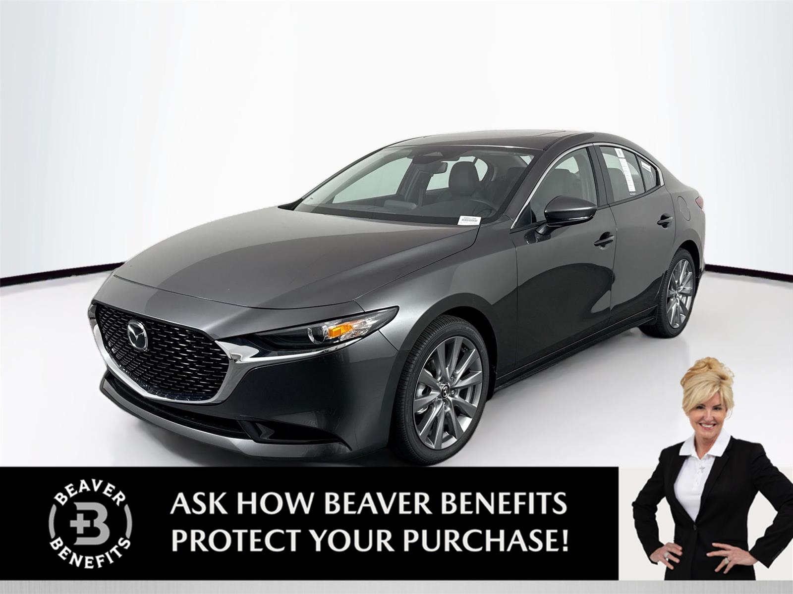 Machine Gray Metallic 2026 Mazda MAZDA3 Sedan Front-Wheel Drive Automatic