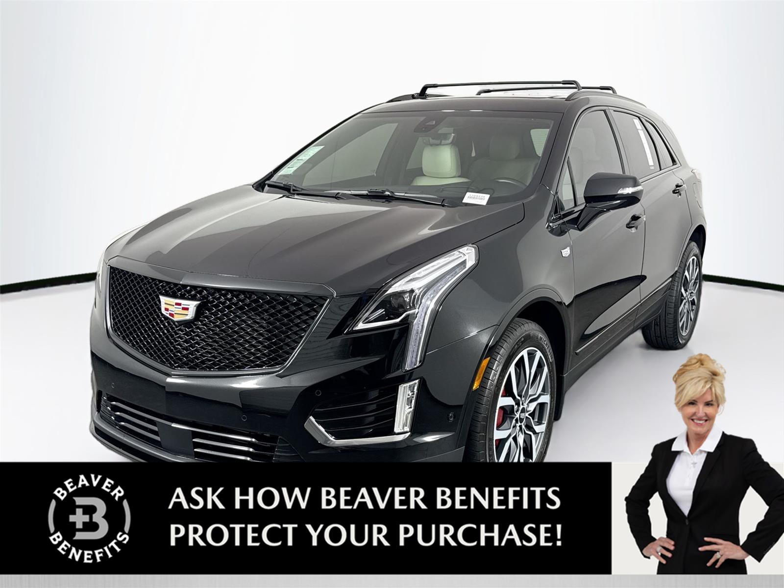 Stellar Black Metallic 2024 Cadillac XT5 SUV / Crossover Four-Wheel Drive 9-Speed Automatic