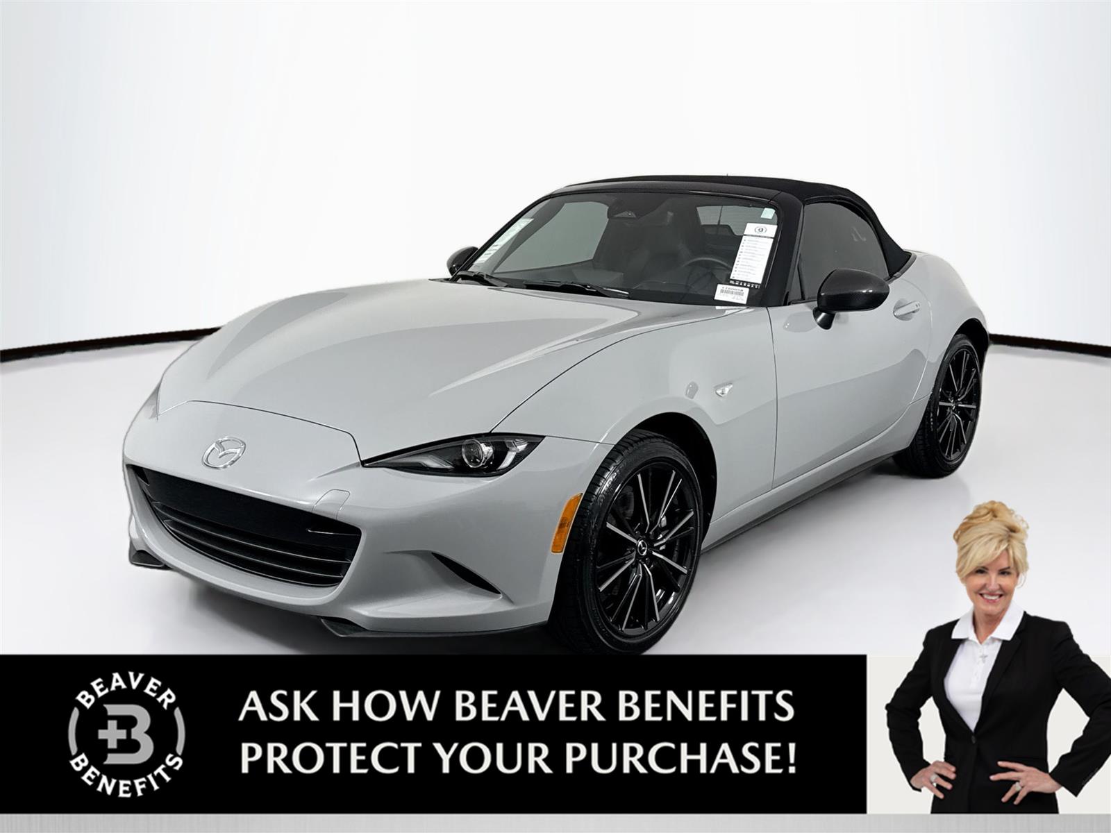 Aero Gray Metallic 2026 Mazda MX-5 Miata Convertible Rear-Wheel Drive Manual