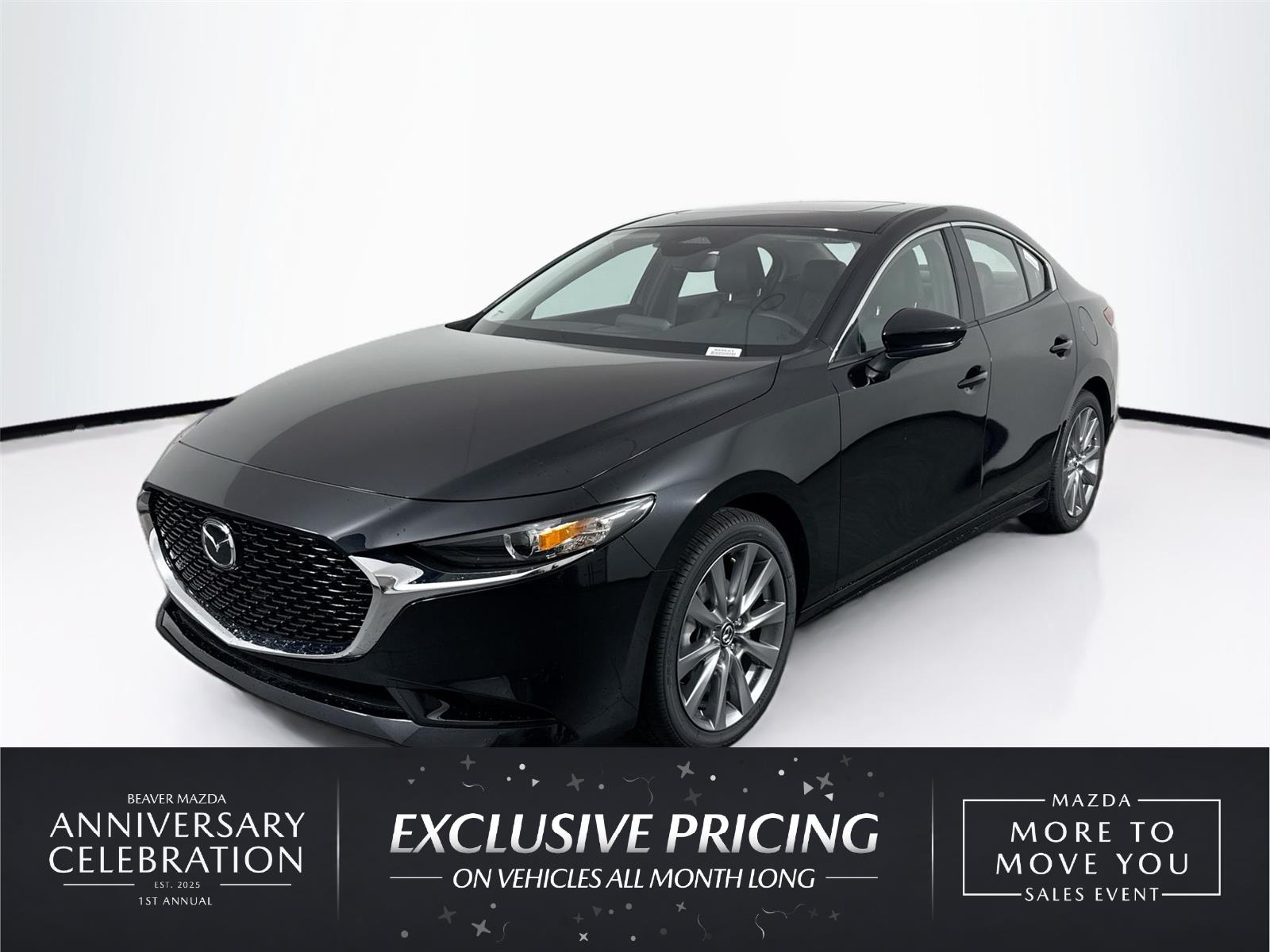 JET BLACK MICA 2026 Mazda MAZDA3 Sedan Front-Wheel Drive Automatic