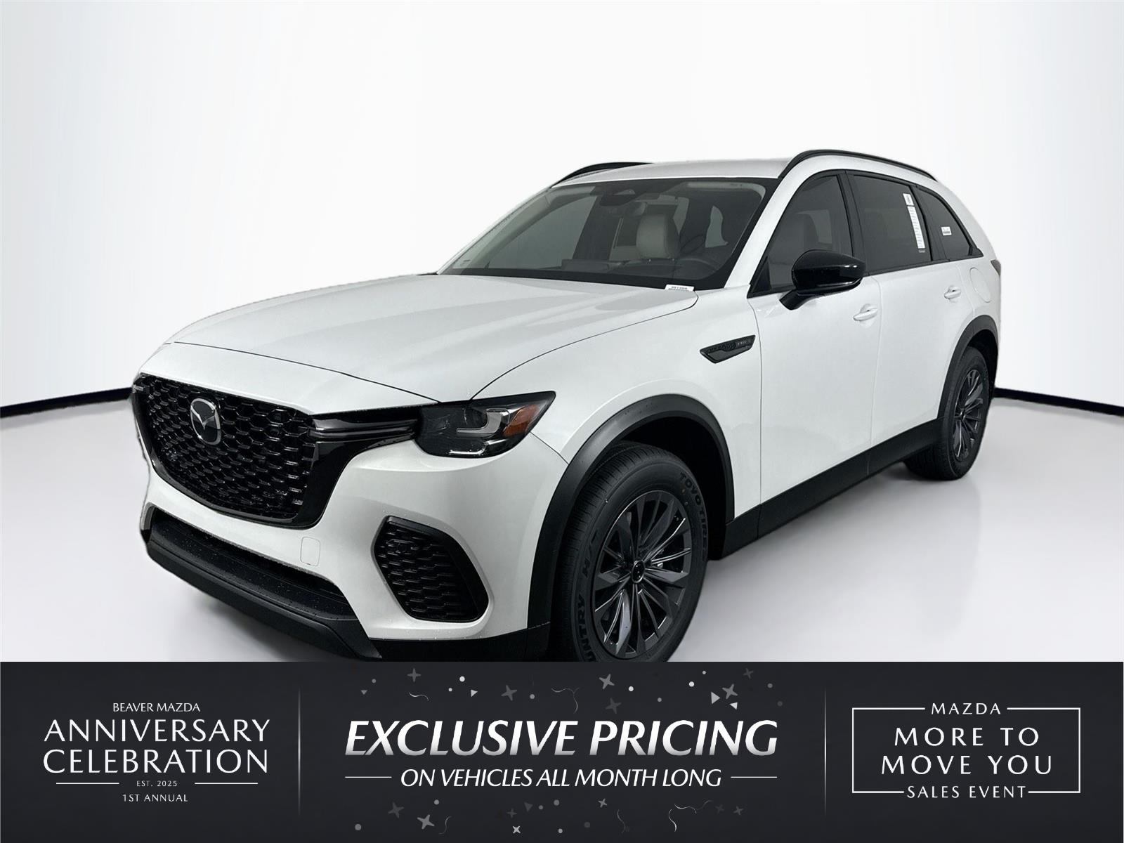 Rhodium White Premium 2026 Mazda CX-70 SUV / Crossover All-Wheel Drive Automatic