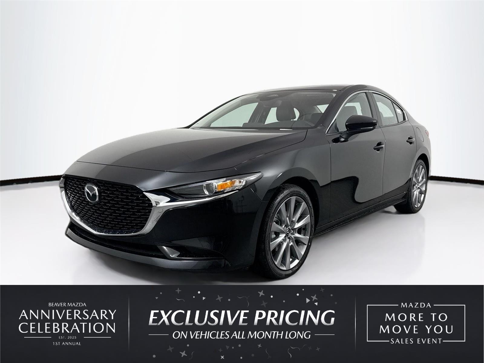 Jet Black Mica 2026 Mazda MAZDA3 Sedan Front-Wheel Drive Automatic