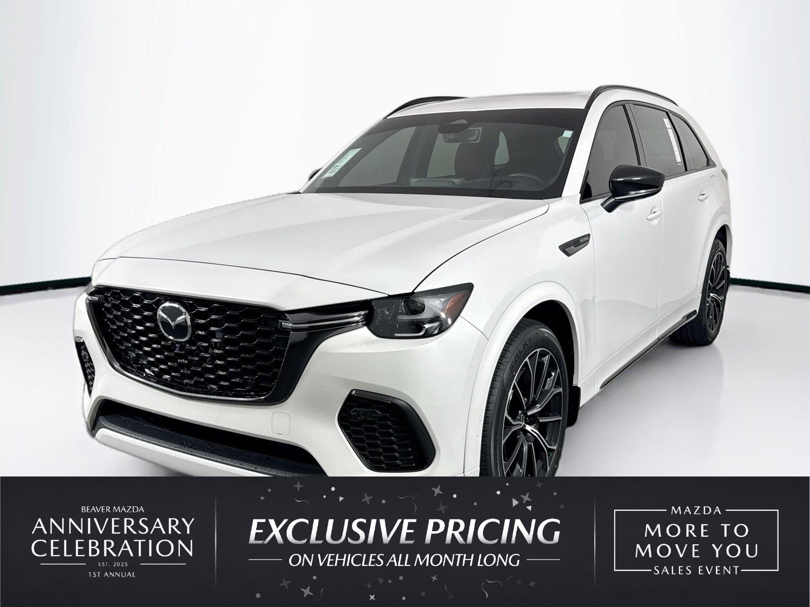 Rhodium White Premium 2025 Mazda CX-70 SUV / Crossover All-Wheel Drive Automatic