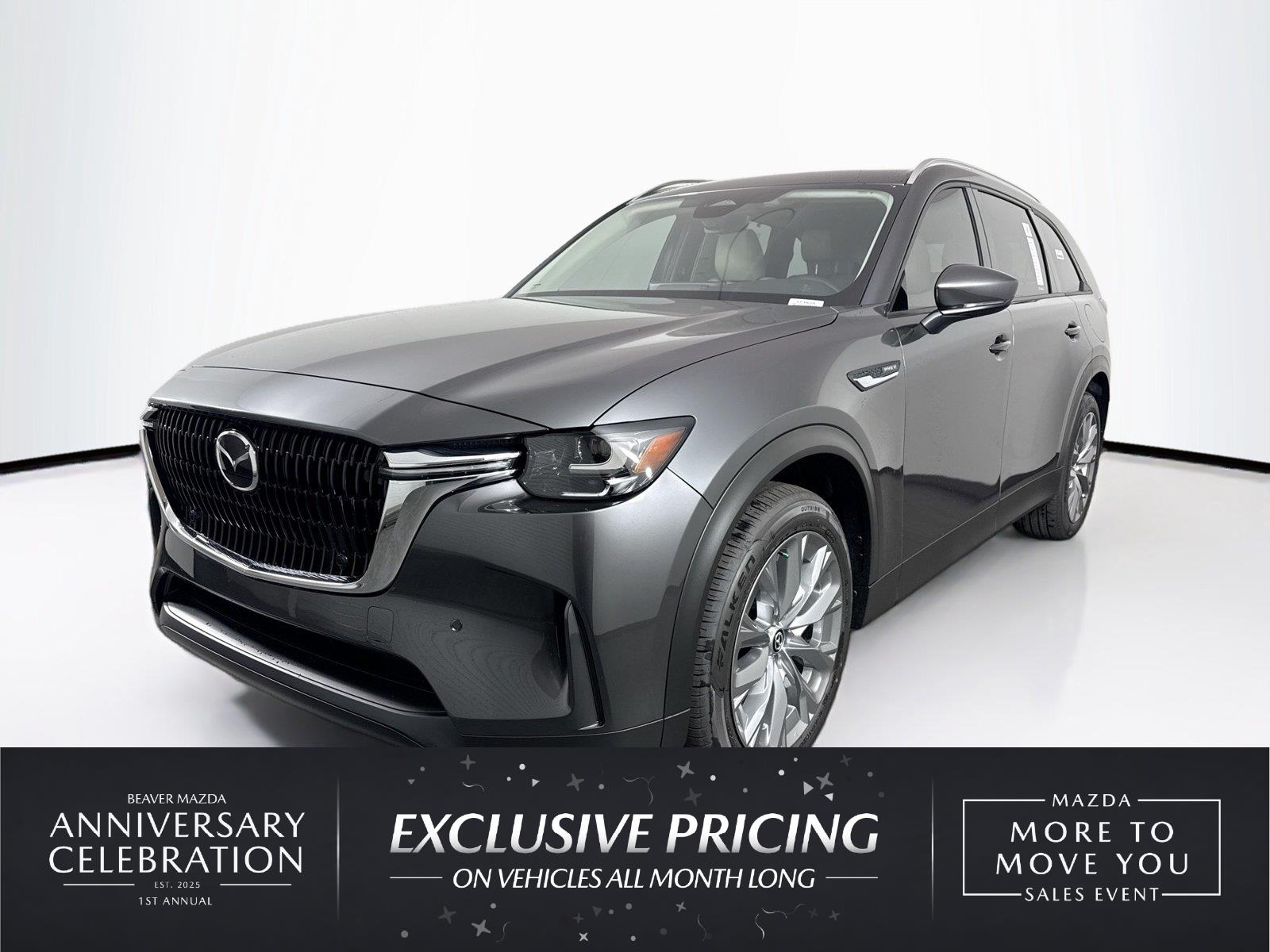 Machine Gray Metallic 2026 Mazda CX-90 SUV / Crossover All-Wheel Drive Automatic
