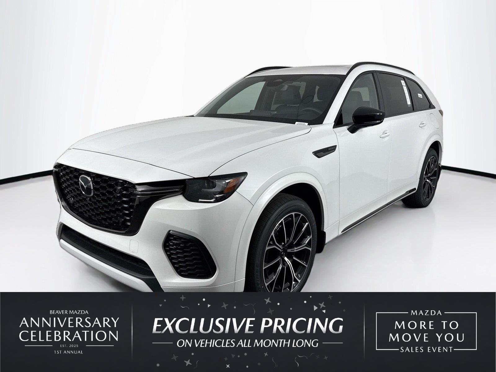 Rhodium White Premium 2026 Mazda CX-70 SUV / Crossover All-Wheel Drive Automatic
