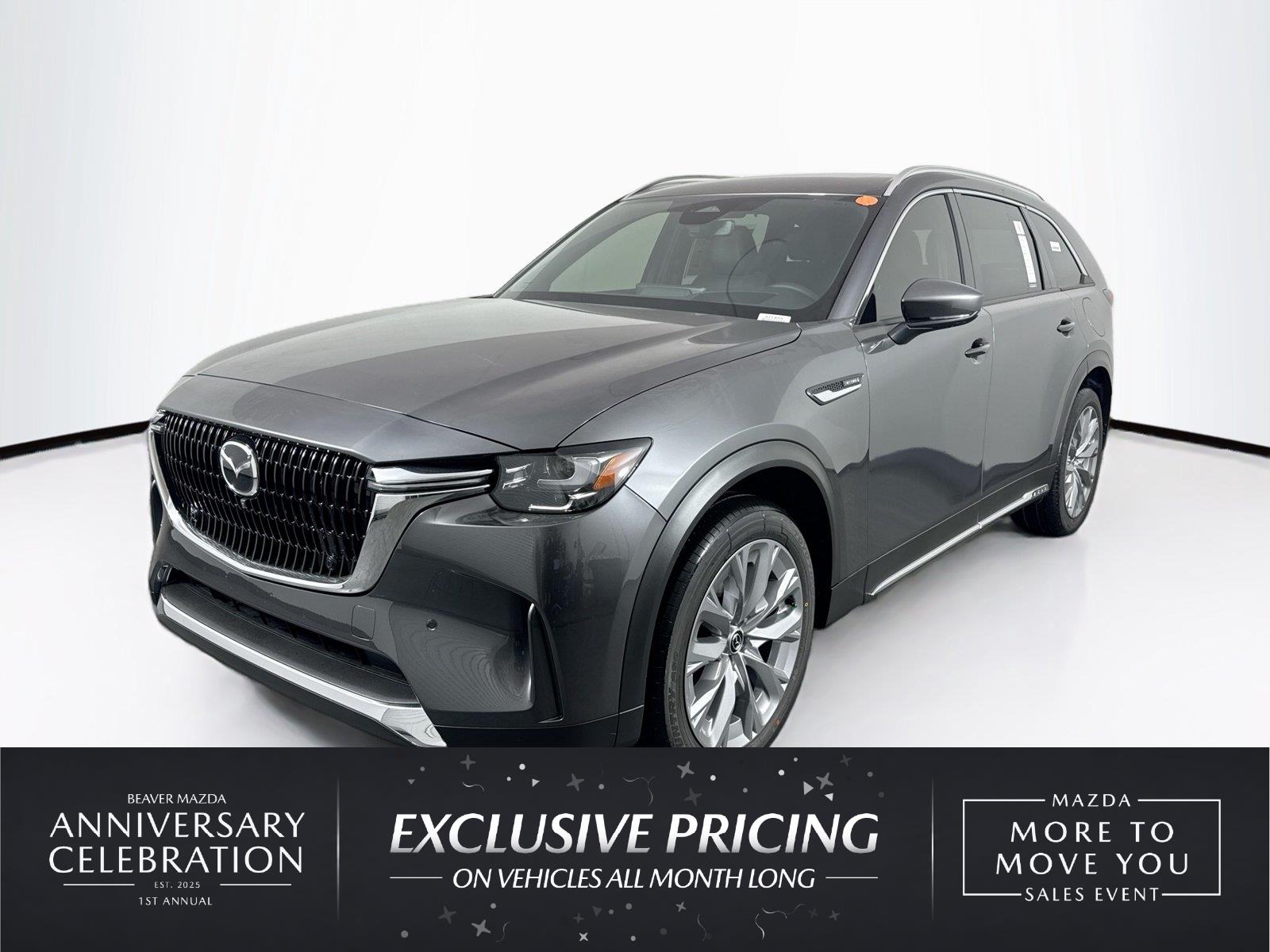 Machine Gray Metallic 2026 Mazda CX-90 SUV / Crossover All-Wheel Drive Automatic