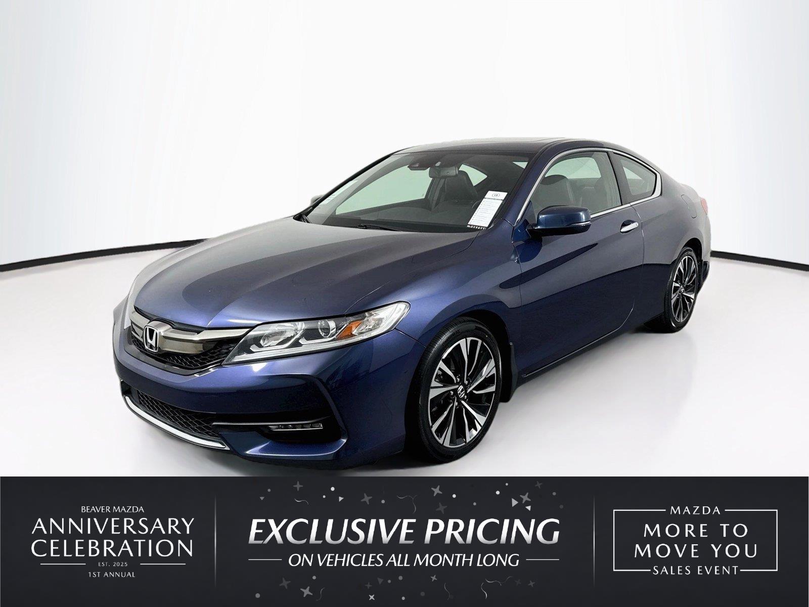 2016 Honda Accord Coupe EX-L with Honda Sensing