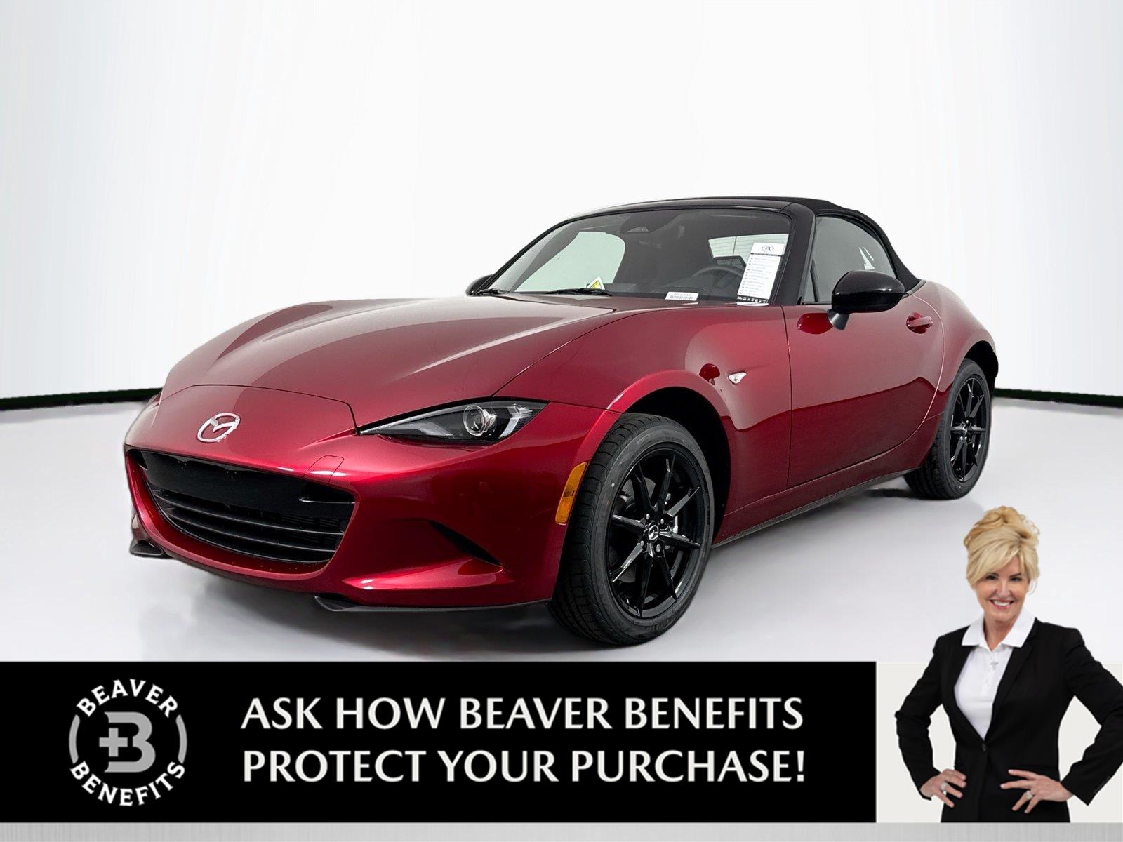 Soul Red Crystal Metallic 2026 Mazda MX-5 Miata Convertible Rear-Wheel Drive Manual