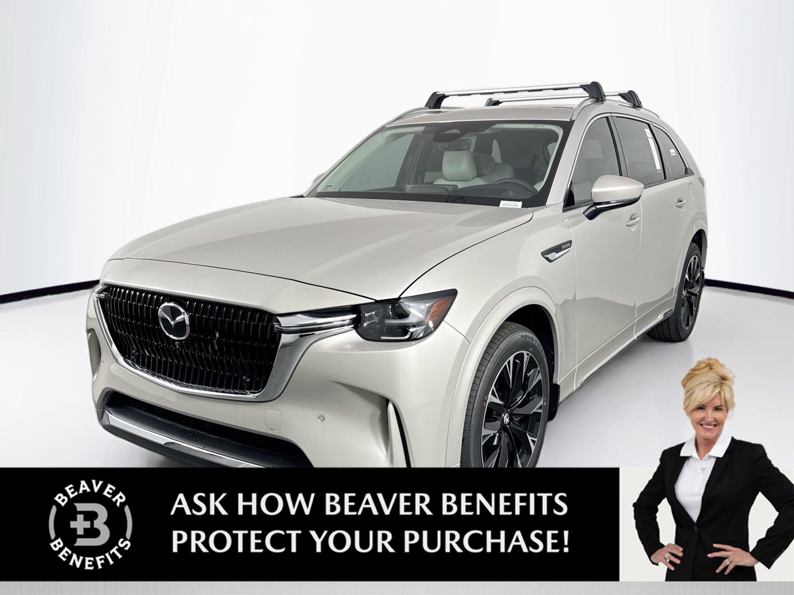 Gray (Platinum Quartz) 2026 Mazda CX-90 SUV / Crossover All-Wheel Drive Automatic