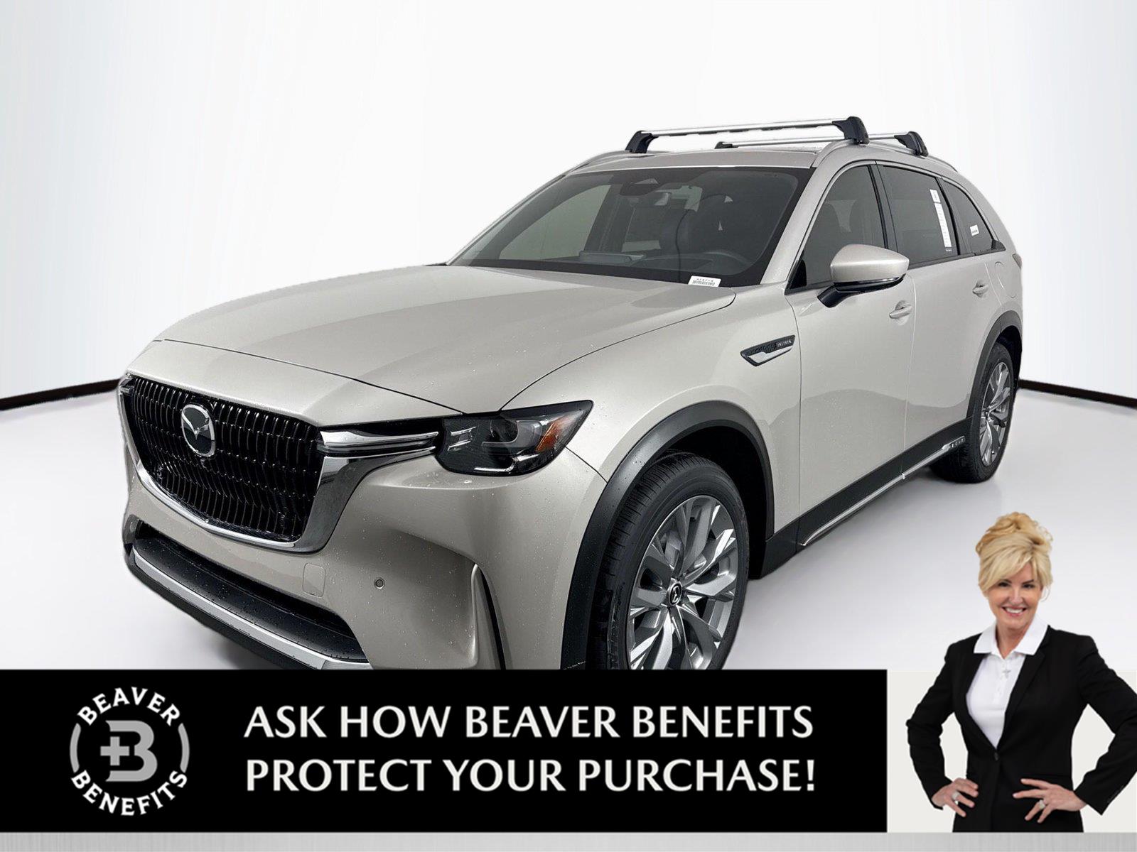 Gray (Platinum Quartz) 2026 Mazda CX-90 SUV / Crossover All-Wheel Drive Automatic