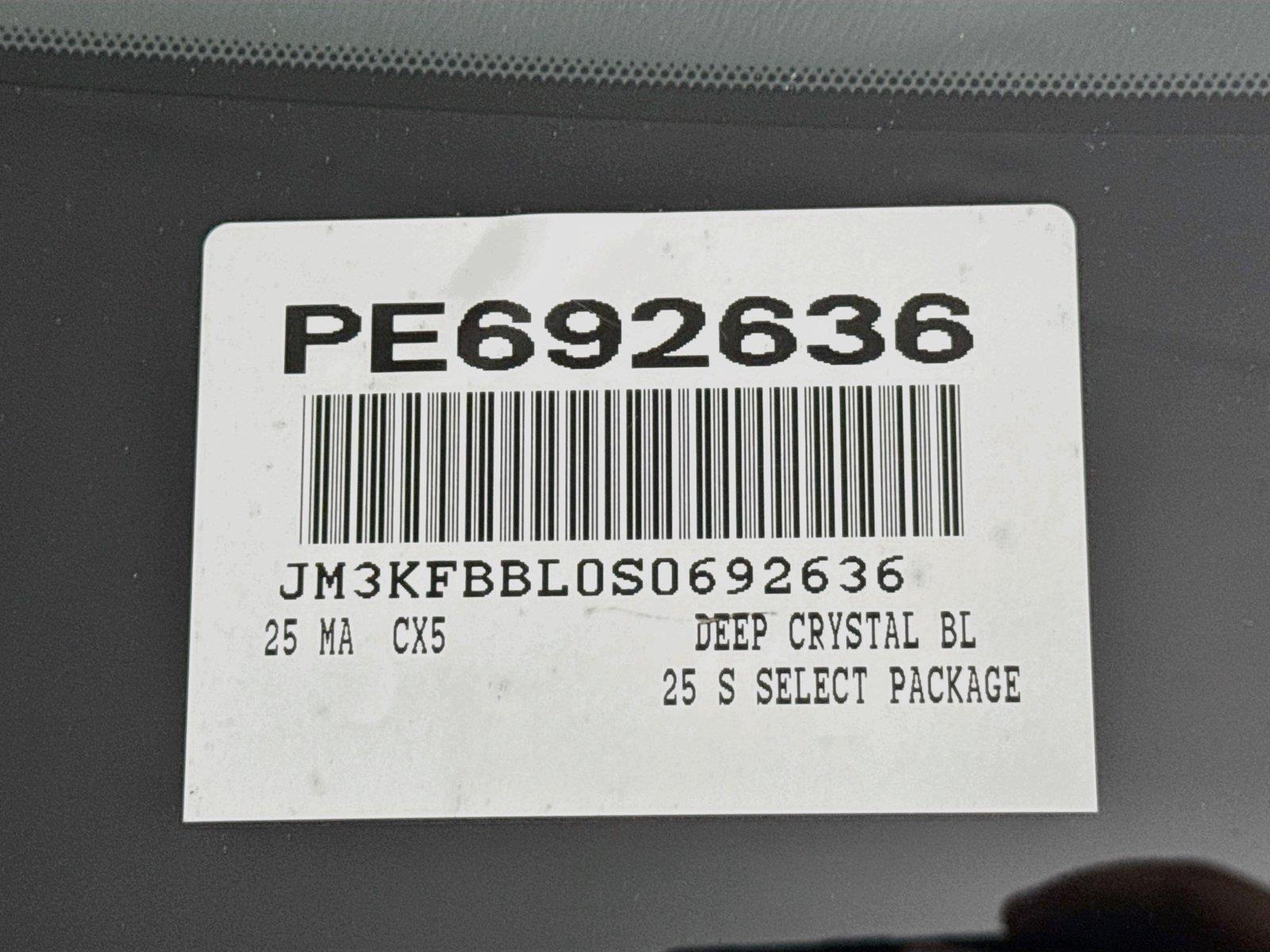 Certified Used 2025 Deep Crystal Blue Mica Mazda 2.5 S Select Package image 45