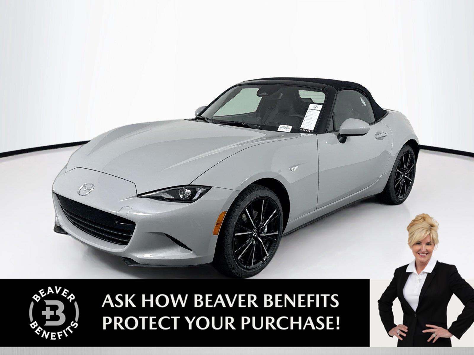 Aero Gray Metallic 2026 Mazda MX-5 Miata Convertible Rear-Wheel Drive Manual