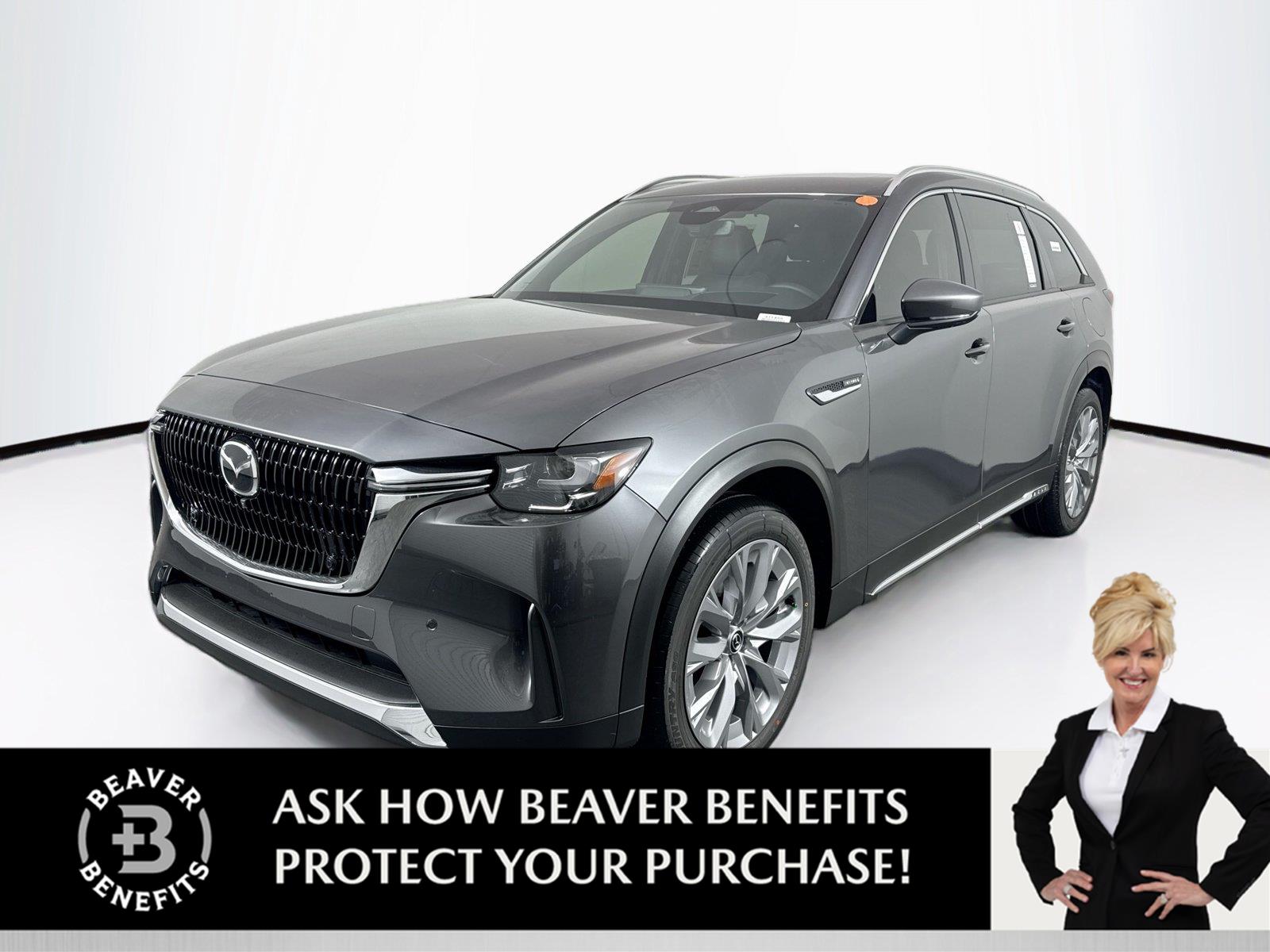Machine Gray Metallic 2026 Mazda CX-90 SUV / Crossover All-Wheel Drive Automatic