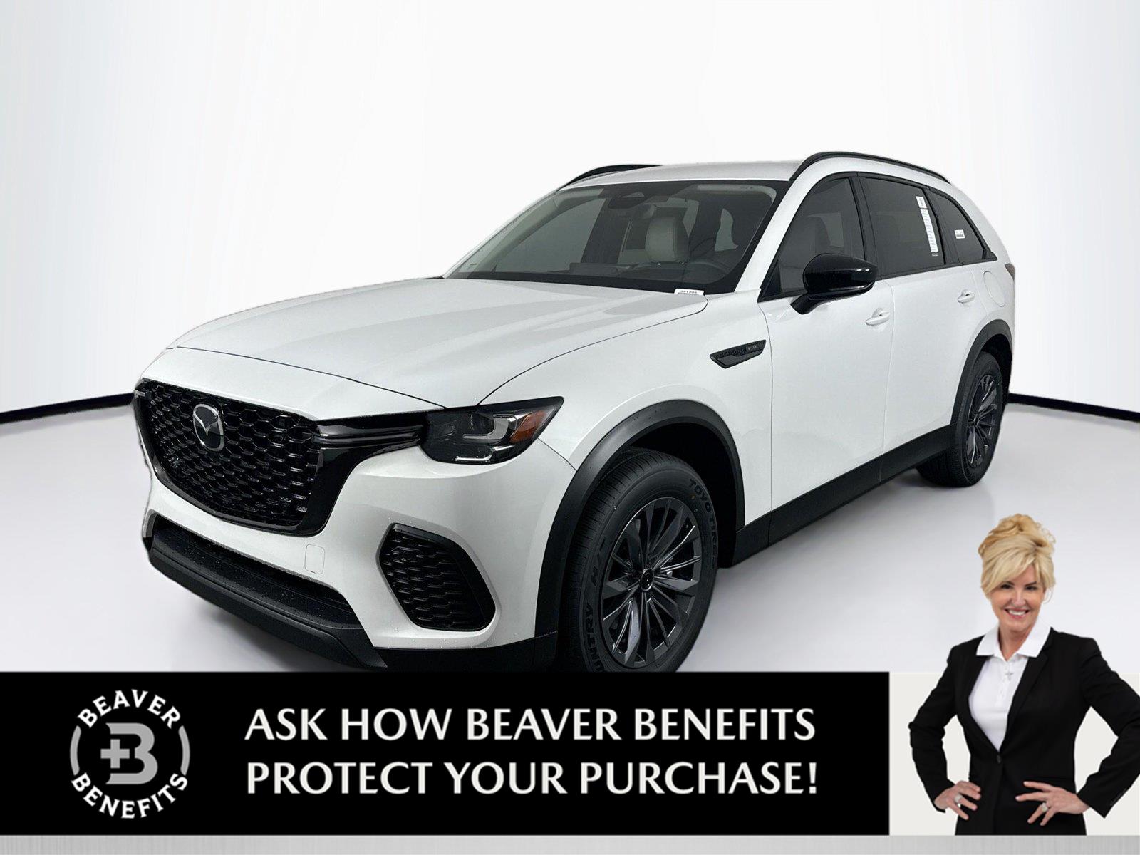 Rhodium White Premium 2026 Mazda CX-70 SUV / Crossover All-Wheel Drive Automatic