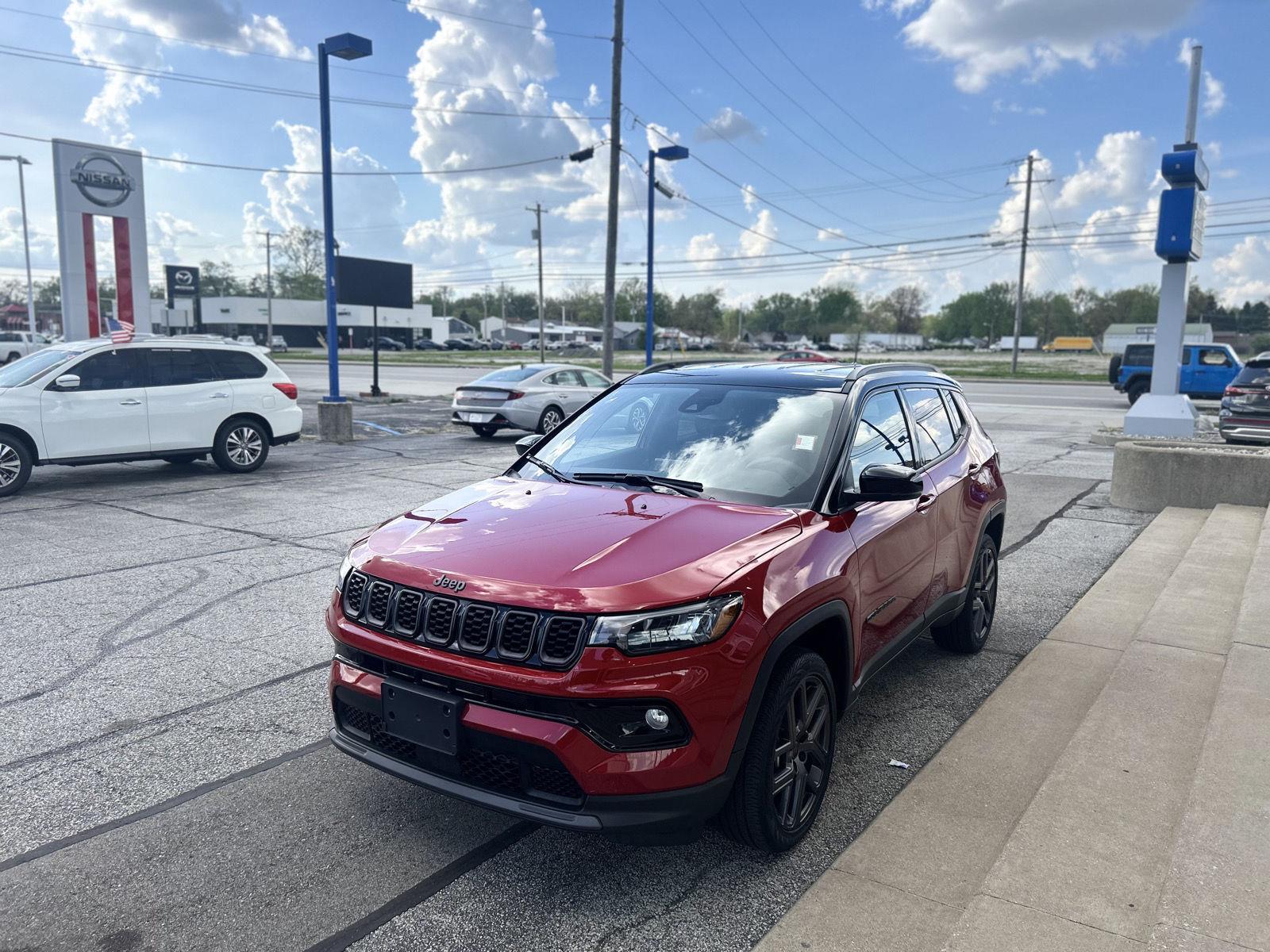 Red Hot Pearlcoat 2026 Jeep Compass Limited Altitude 4WD SUV / Crossover Four-Wheel Drive 8-Speed Automatic