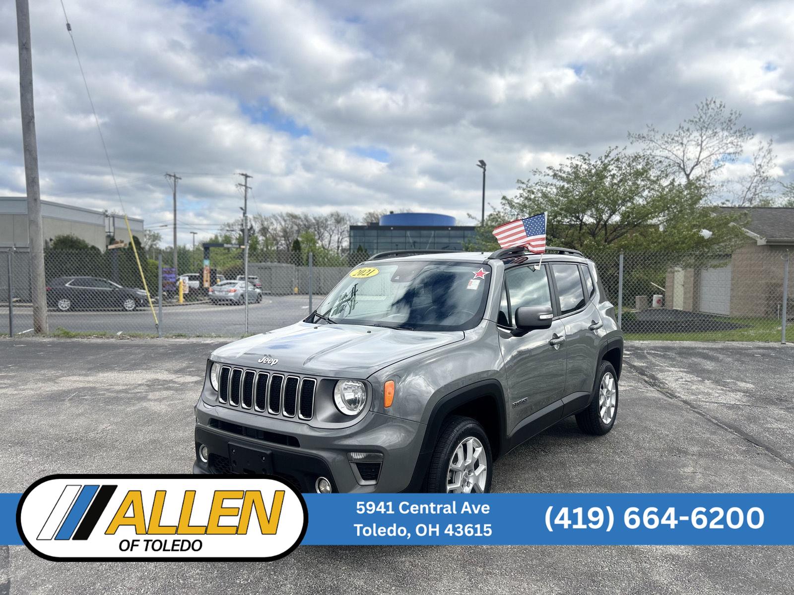 Sting-Gray Clearcoat 2021 Jeep Renegade Limited 4WD SUV / Crossover Four-Wheel Drive Automatic