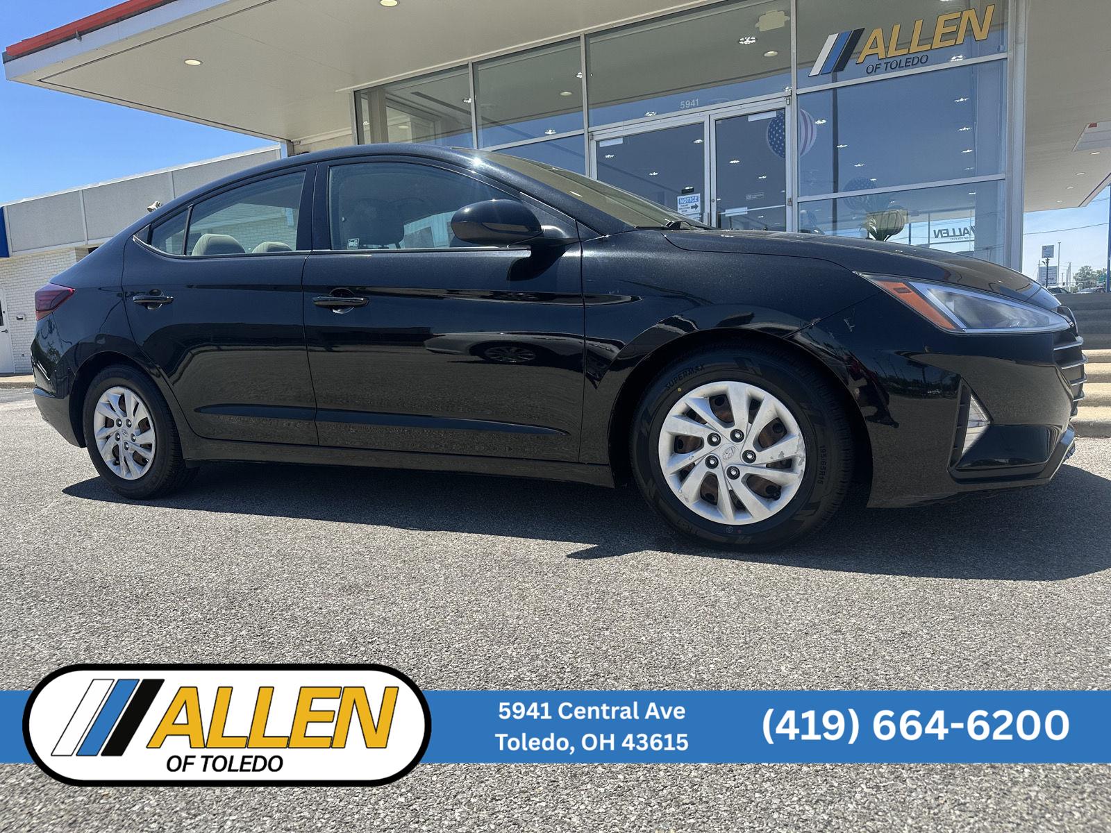 Phantom Black 2020 Hyundai Elantra Sedan Front-Wheel Drive Continuously Variable Transmission