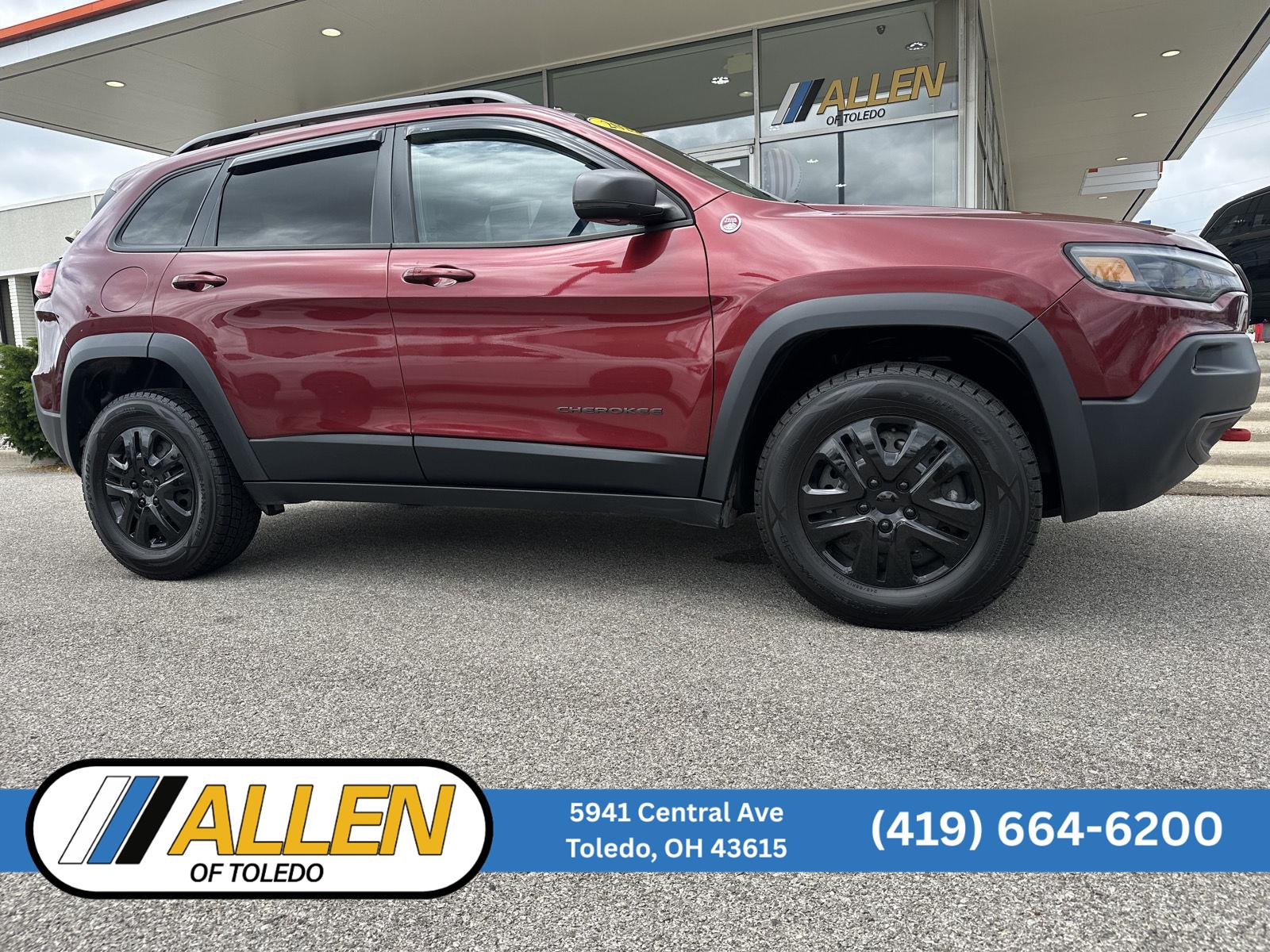 Velvet Red Pearl 2021 Jeep Cherokee SUV / Crossover Four-Wheel Drive 9-Speed Automatic