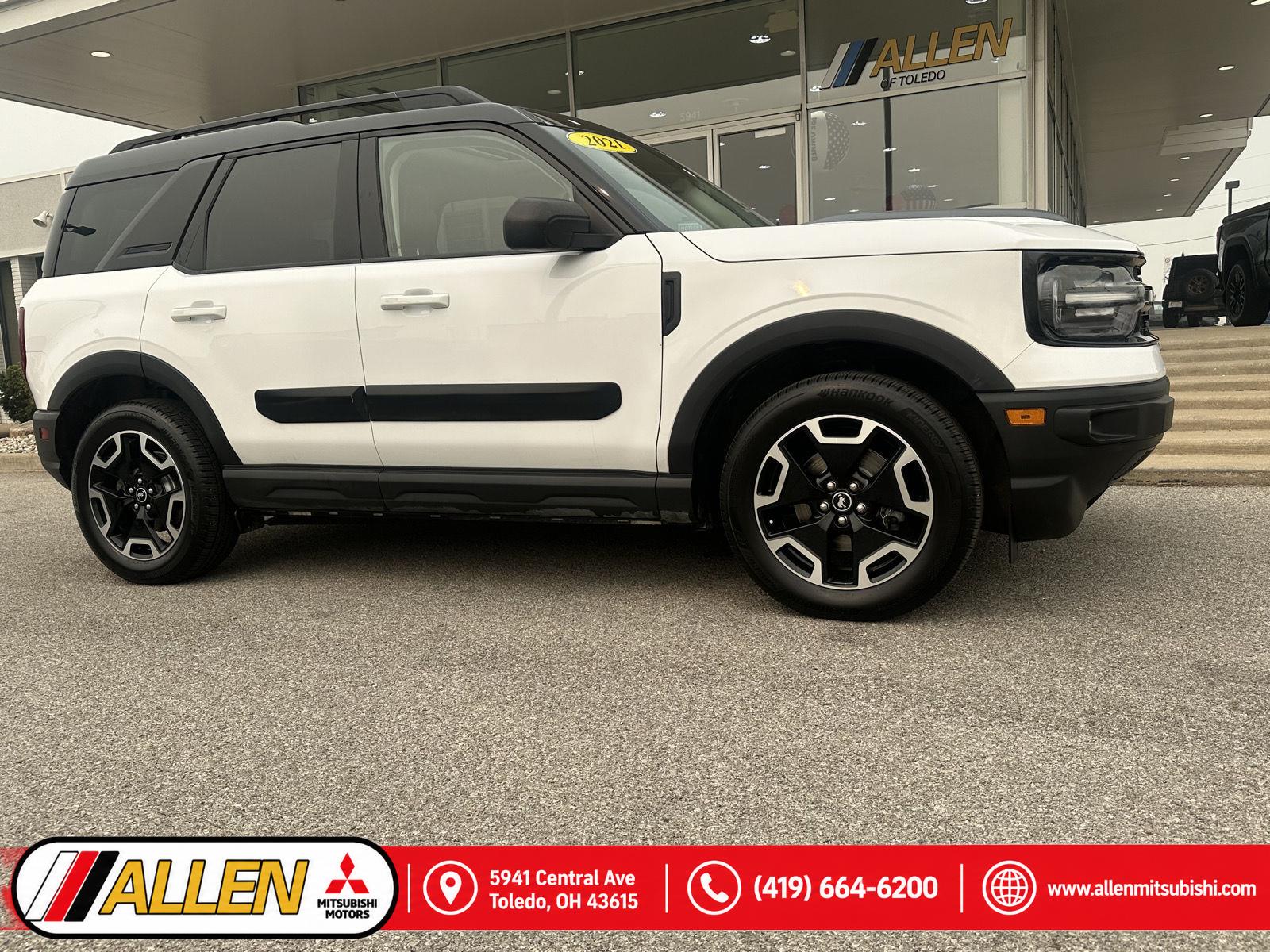 Oxford White 2021 Ford Bronco Sport SUV / Crossover All-Wheel Drive 8-Speed Automatic