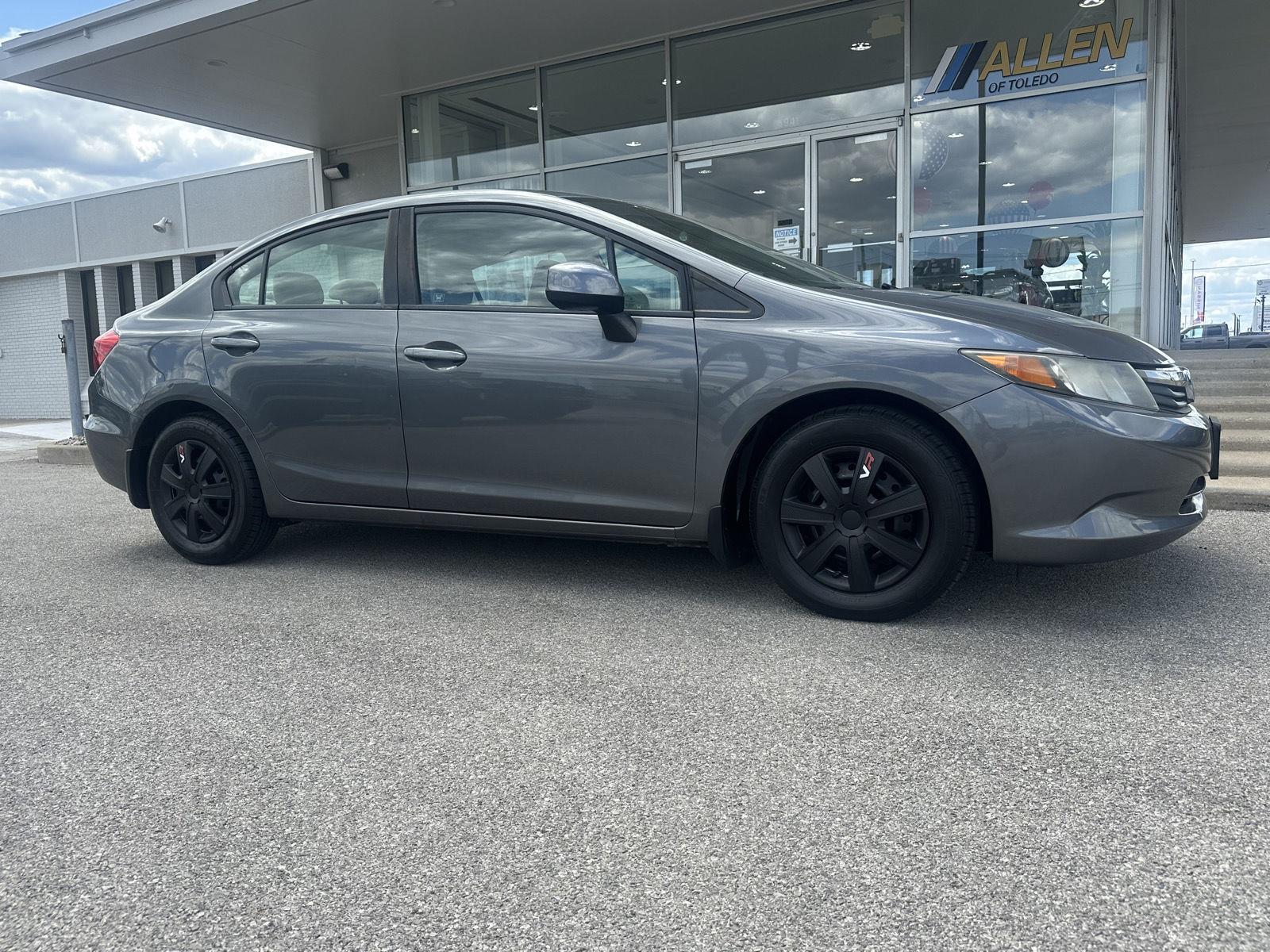 Cool Mist Metallic 2012 Honda Civic Sedan Front-Wheel Drive Automatic