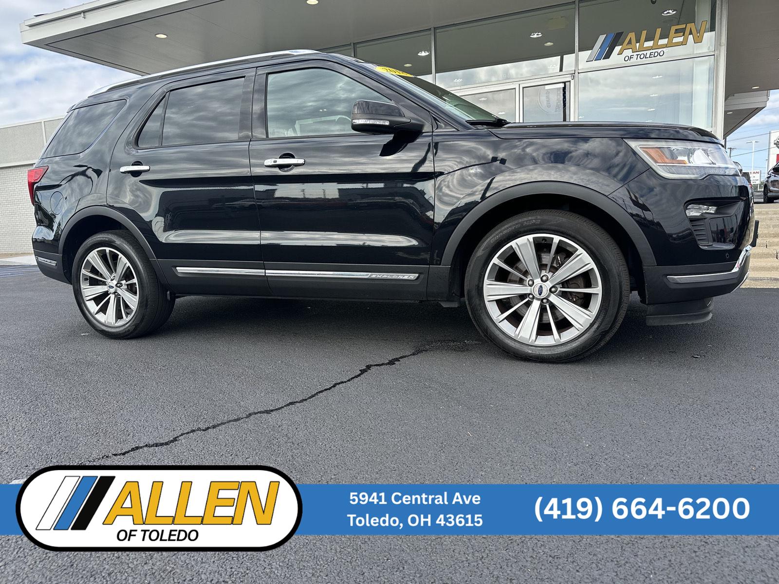 Shadow Black 2018 Ford Explorer SUV / Crossover All-Wheel Drive 6-Speed Automatic