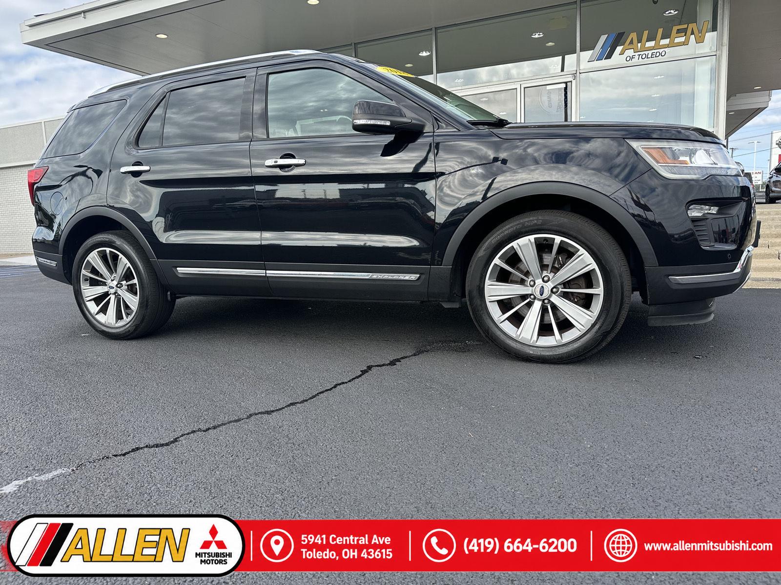 Shadow Black 2018 Ford Explorer SUV / Crossover All-Wheel Drive 6-Speed Automatic