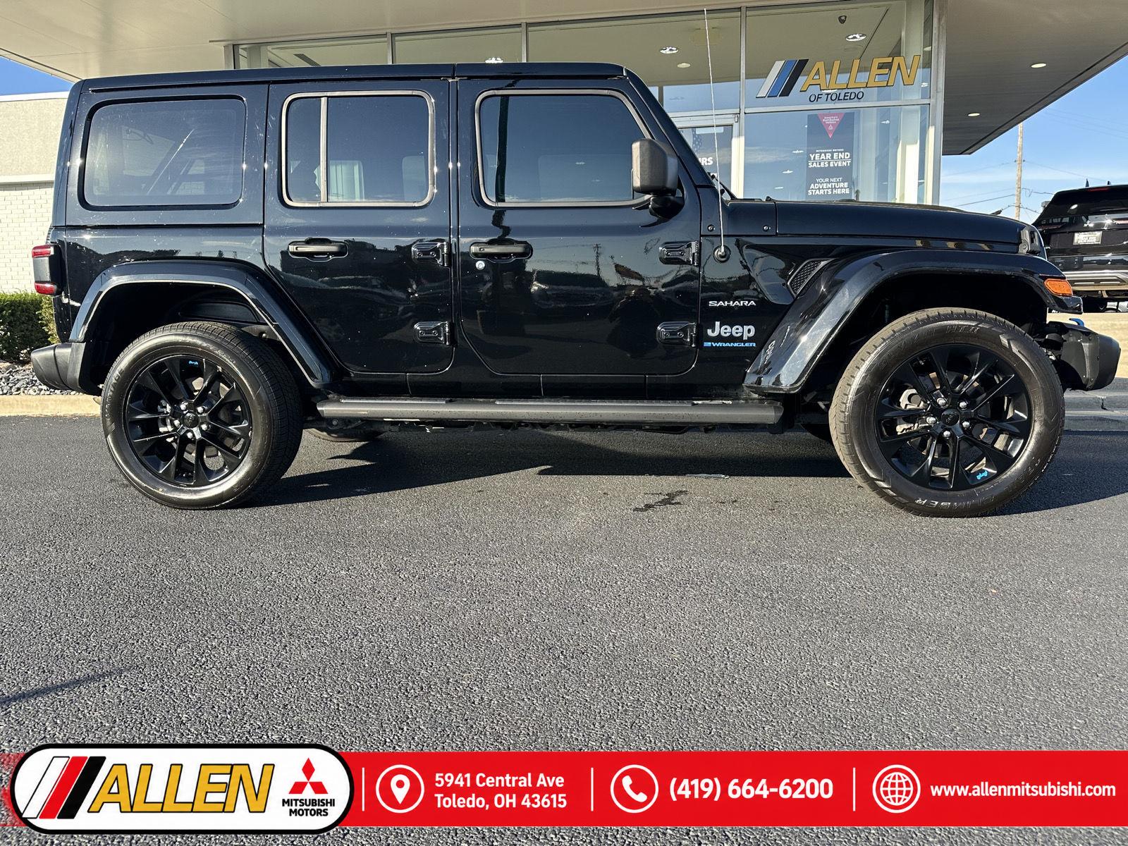 Black Clearcoat 2023 Jeep Wrangler 4xe SUV / Crossover Four-Wheel Drive 8-Speed Automatic