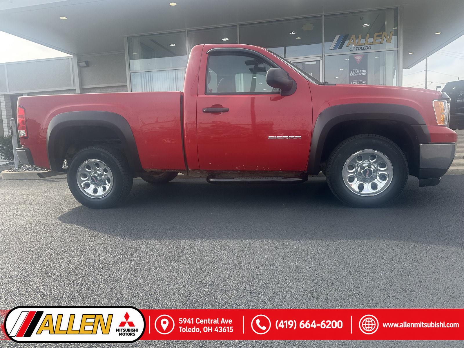 Fire Red 2010 GMC Sierra 1500 Pickup Truck 4X2 4-Speed Automatic
