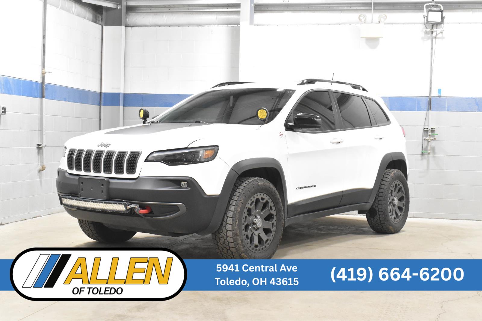 Bright White 2022 Jeep Cherokee SUV / Crossover Four-Wheel Drive 9-Speed Automatic